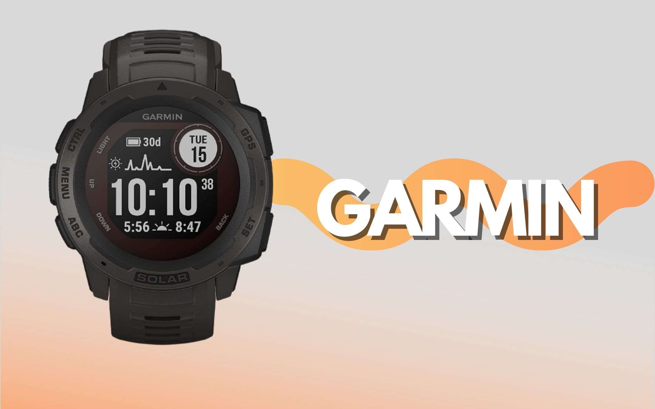 Garmin Instinct Solar: lo smartwatch ultra resistente (-122€)