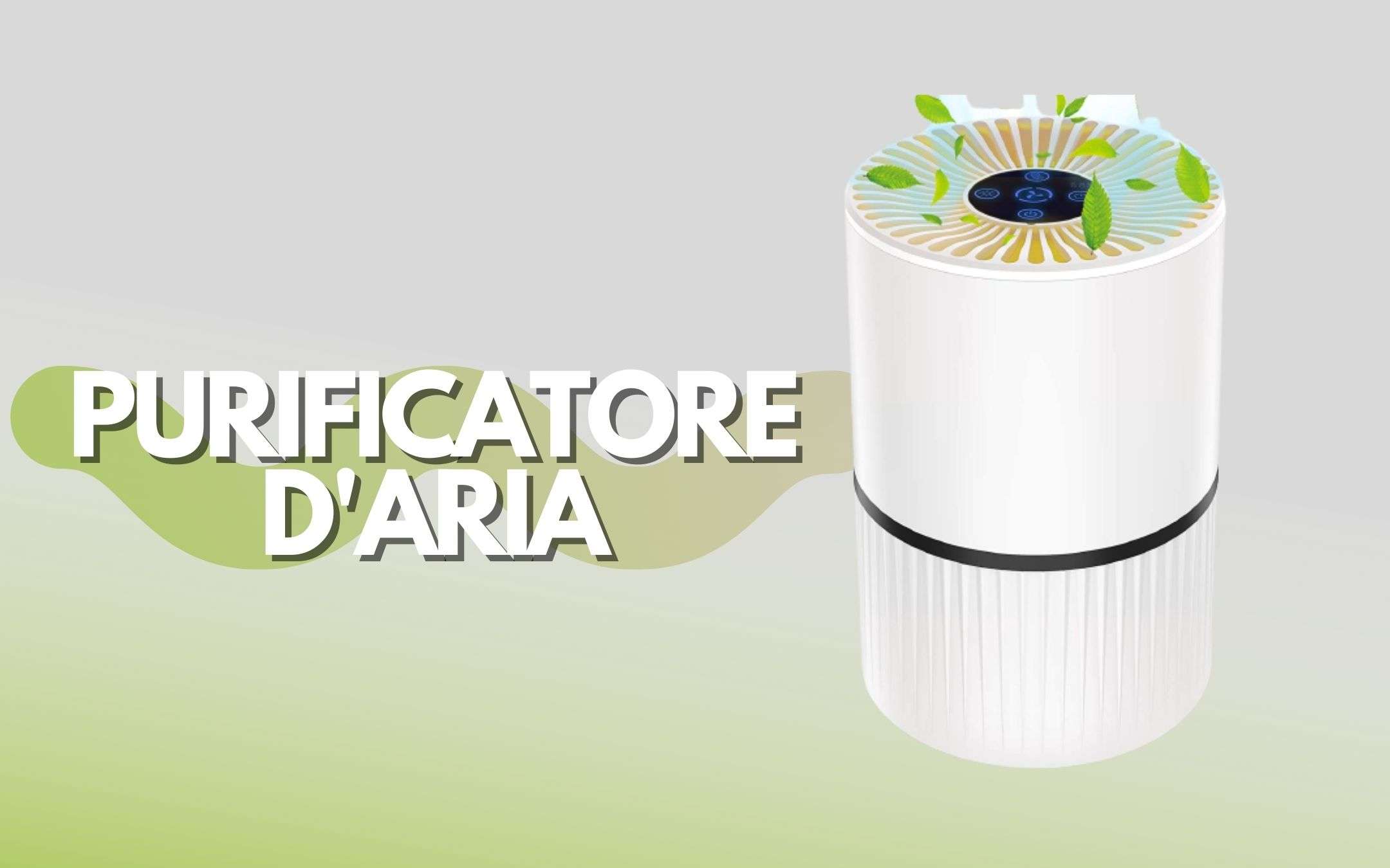 Purificatore d'aria a soli 30€ grazie a un doppio sconto