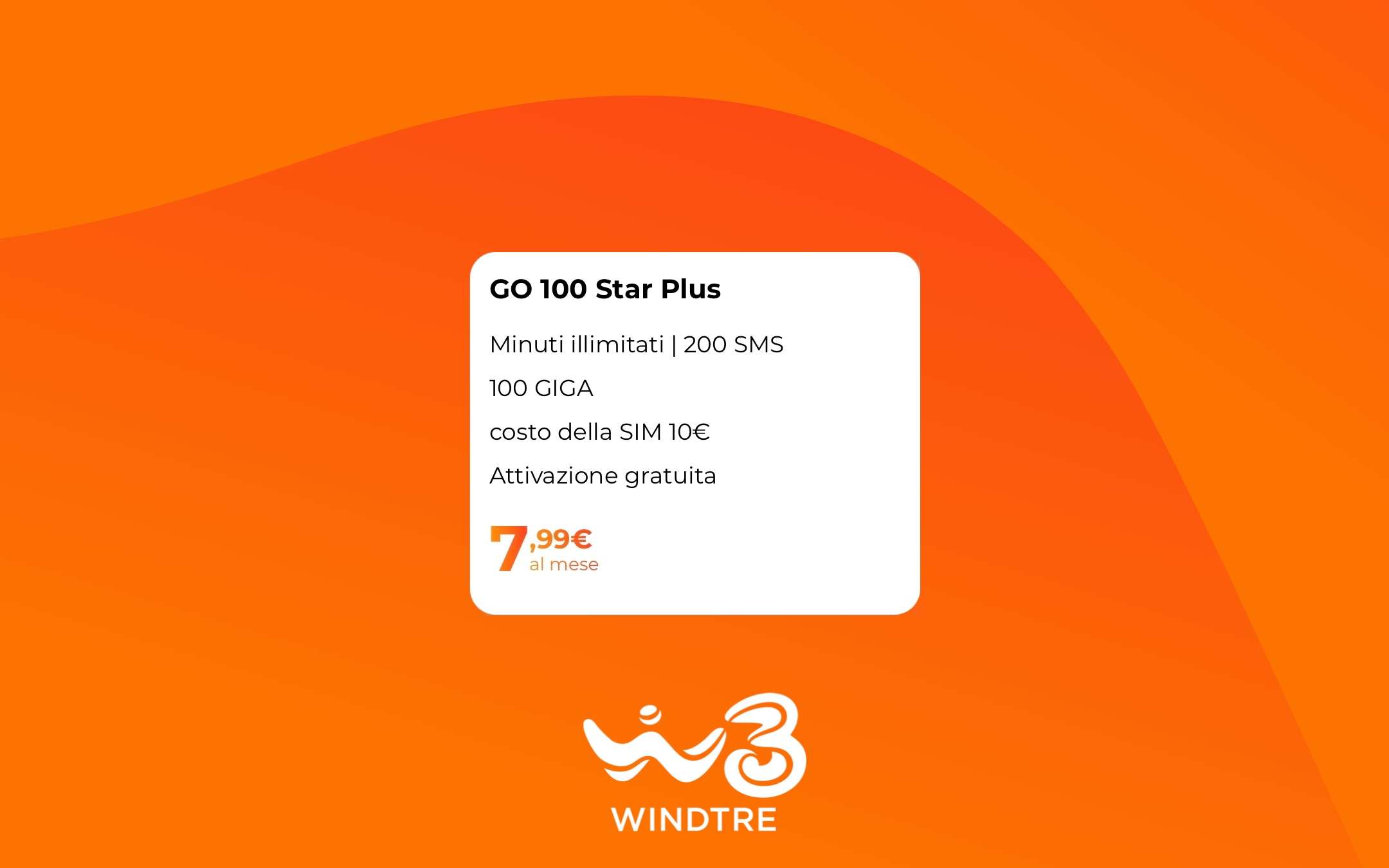 GO 100 Star+: ritorna la promo con 100GB a 7,99€