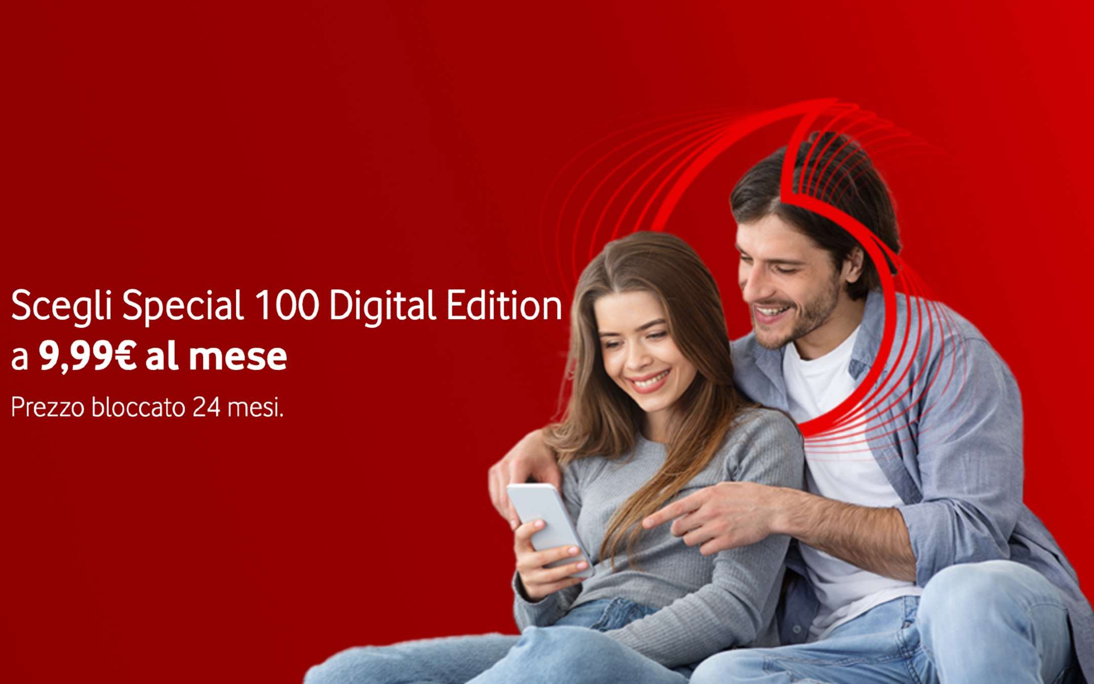 Vodafone Special 100: promo con 100GB a 9,99€