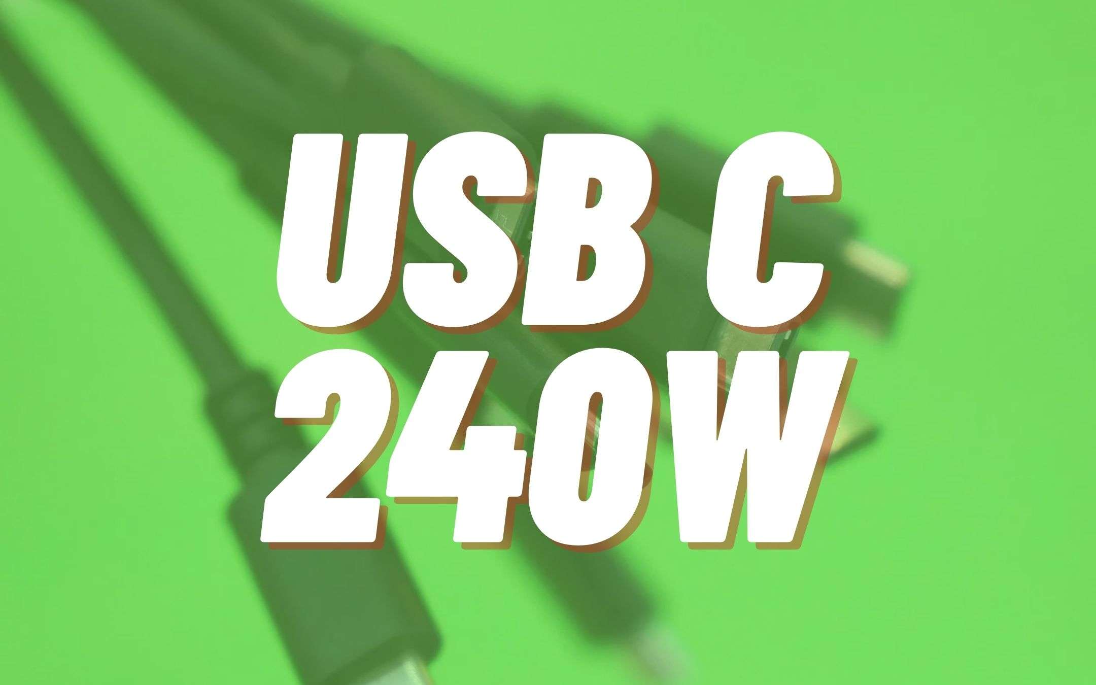 USB C: arriva la 240W per i PC più performanti