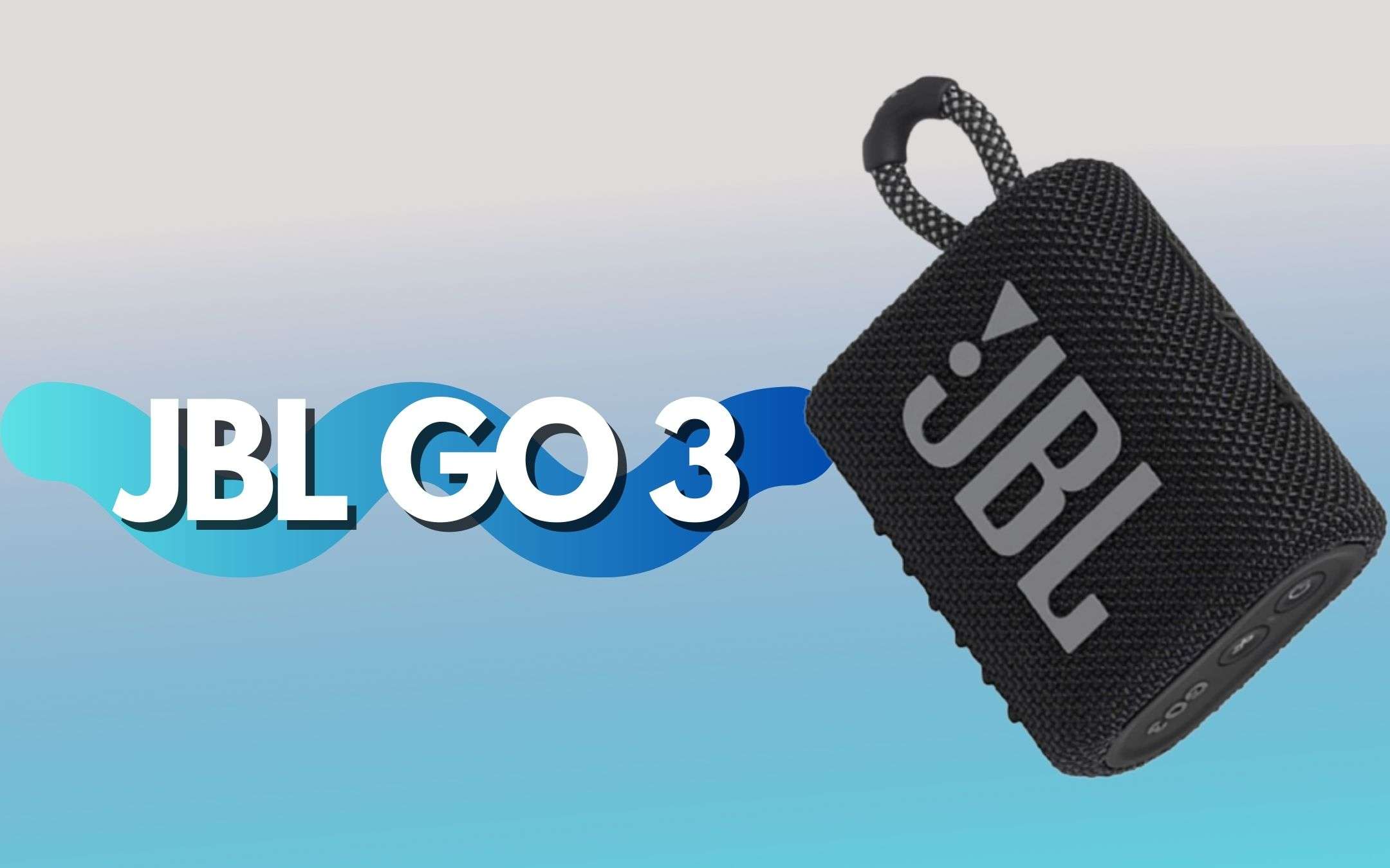 JBL Go 3: lo speaker perfetto per la spiaggia e montagna