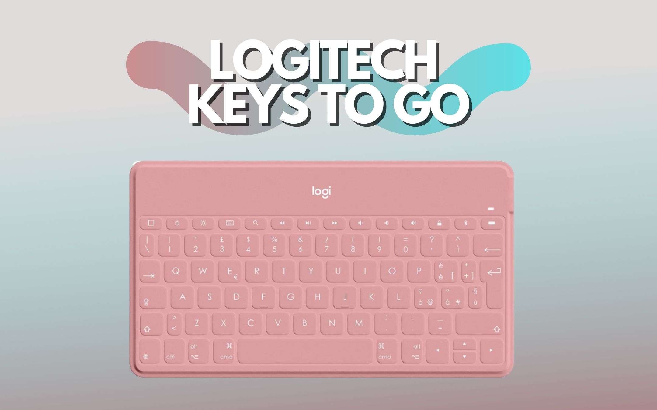 Logitech Keys To Go: pink is the new black (-18%)