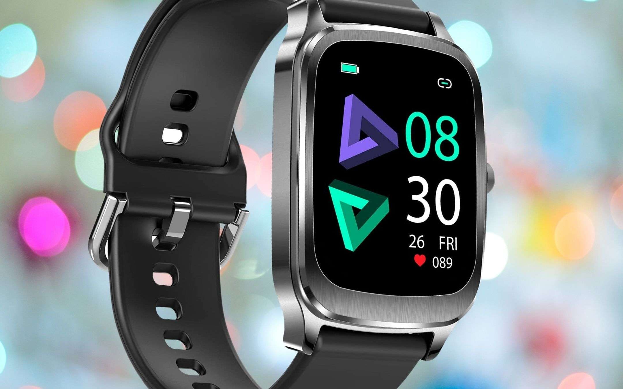 Elegante smartwatch a 37€: stile e prestazioni