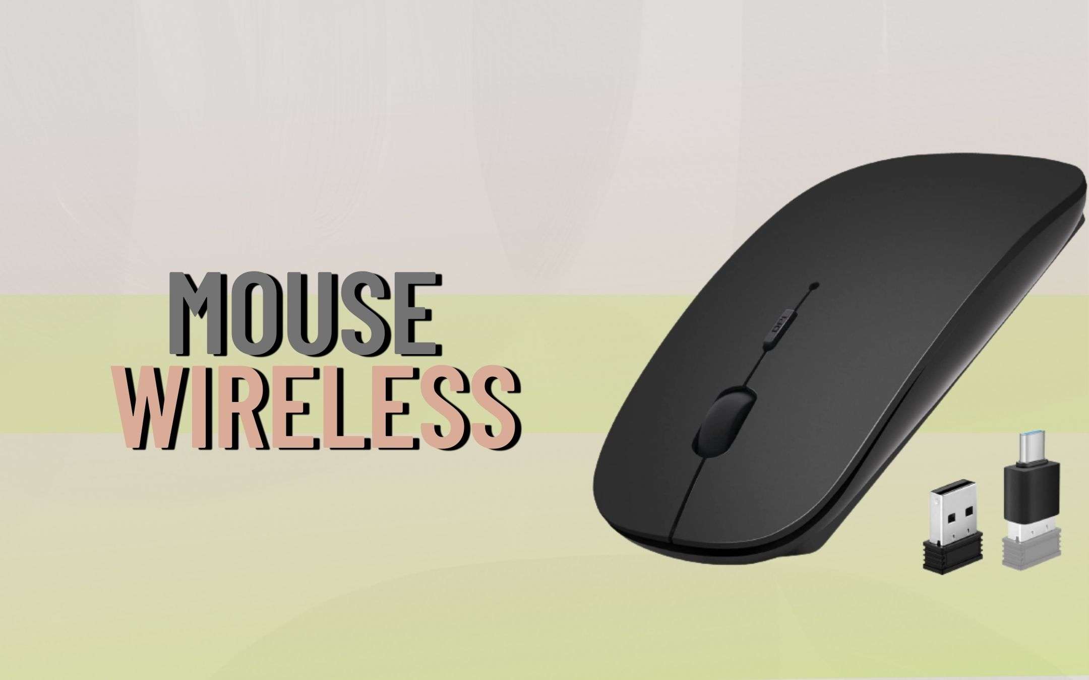 Mouse wireless: comodo e leggero a soli 9€