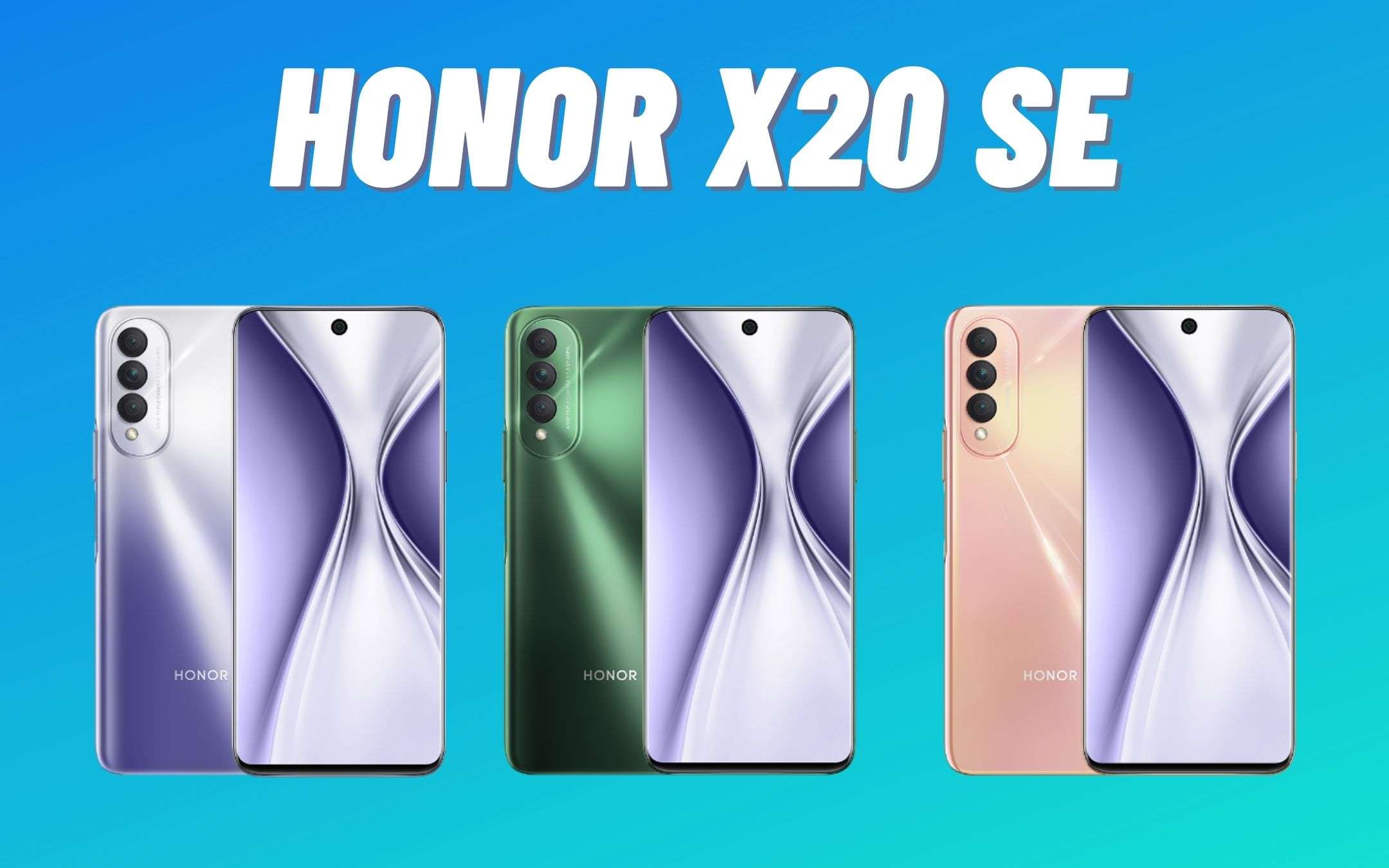 Honor X20 SE: UFFICIALE con Dimensity 700