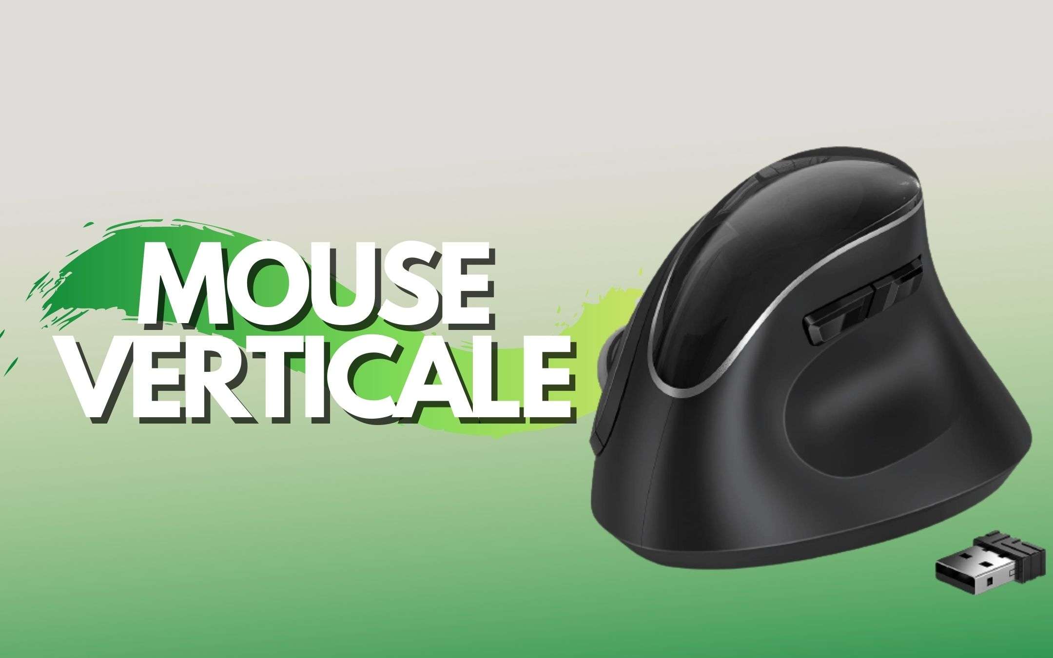 Mouse verticale Wireless: meno di 9€ per questa BOMBA