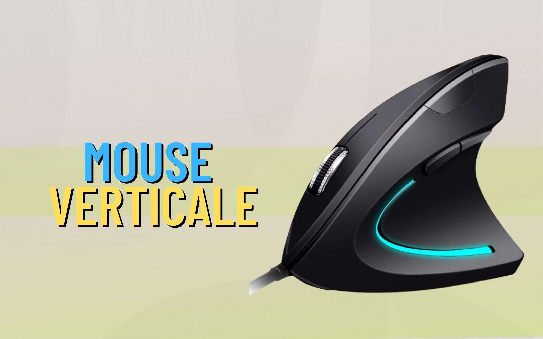 Mouse verticale a prezzo WOW: 9€ e te lo porti a casa