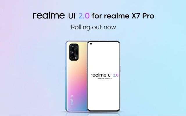 Realme 2.0 android 11 realme X7 Pro