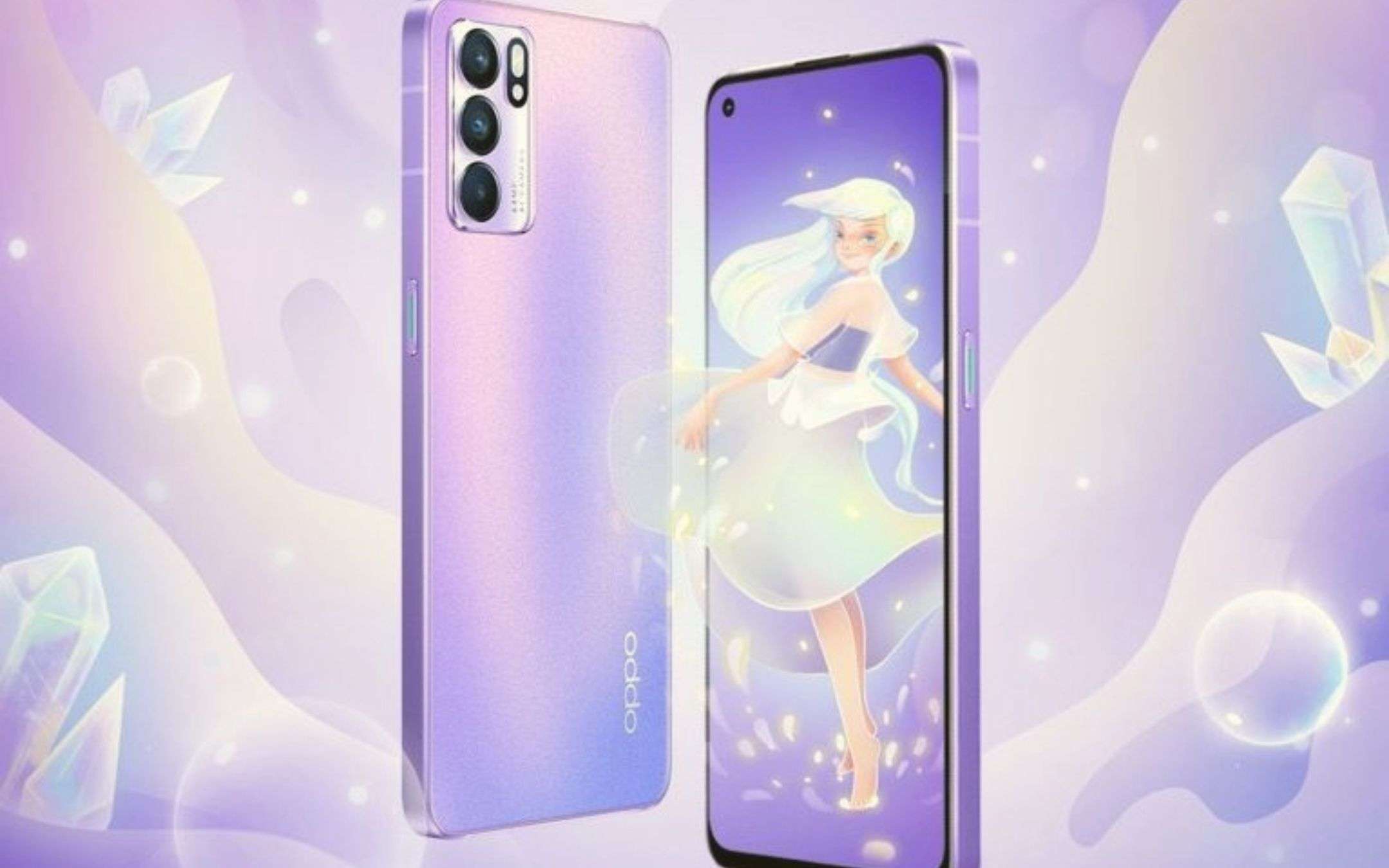 OPPO Reno6: arriva la Purple Star Edition