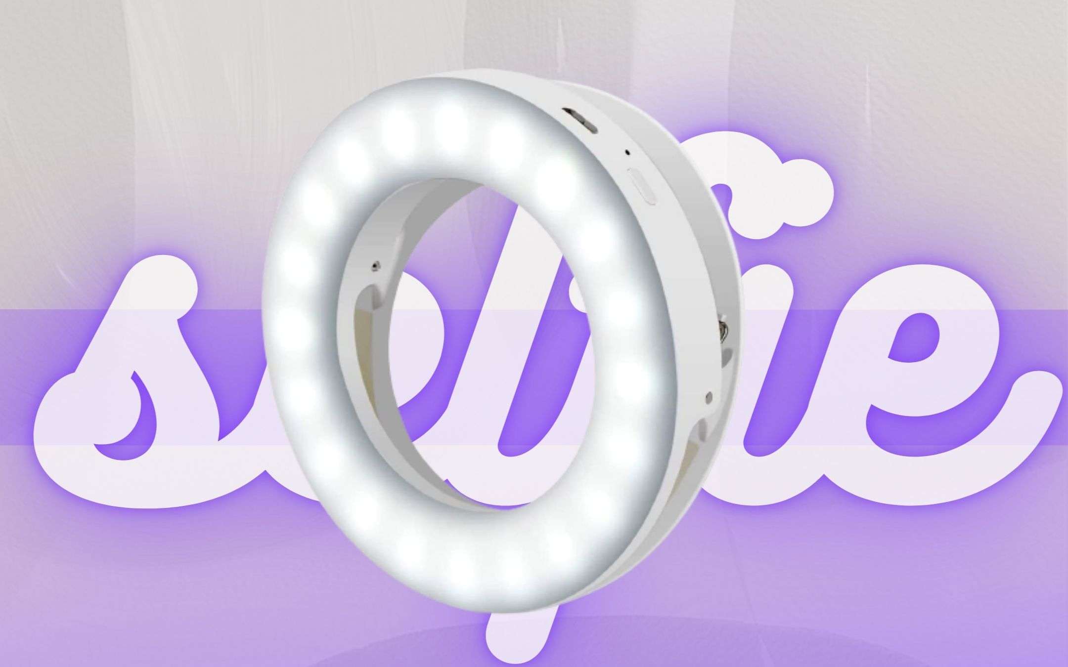 Selfie DA PAURA con la ring light ricaricabile a -10€