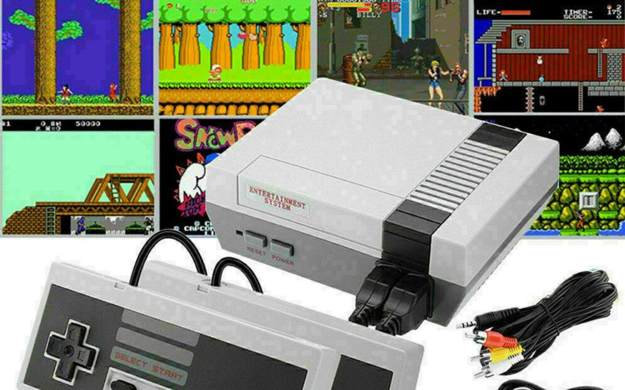 Una console retrò, 620 giochi: 12€ su eBay, BOMBETTA