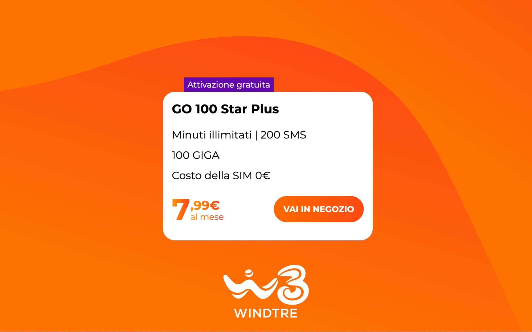 WINDTRE GO 100 Star Plus: nuovamente disponibile!