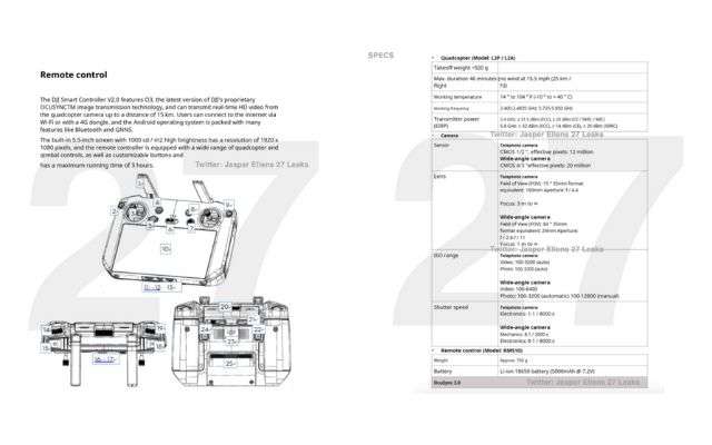 DJI Mavic 3 manuale