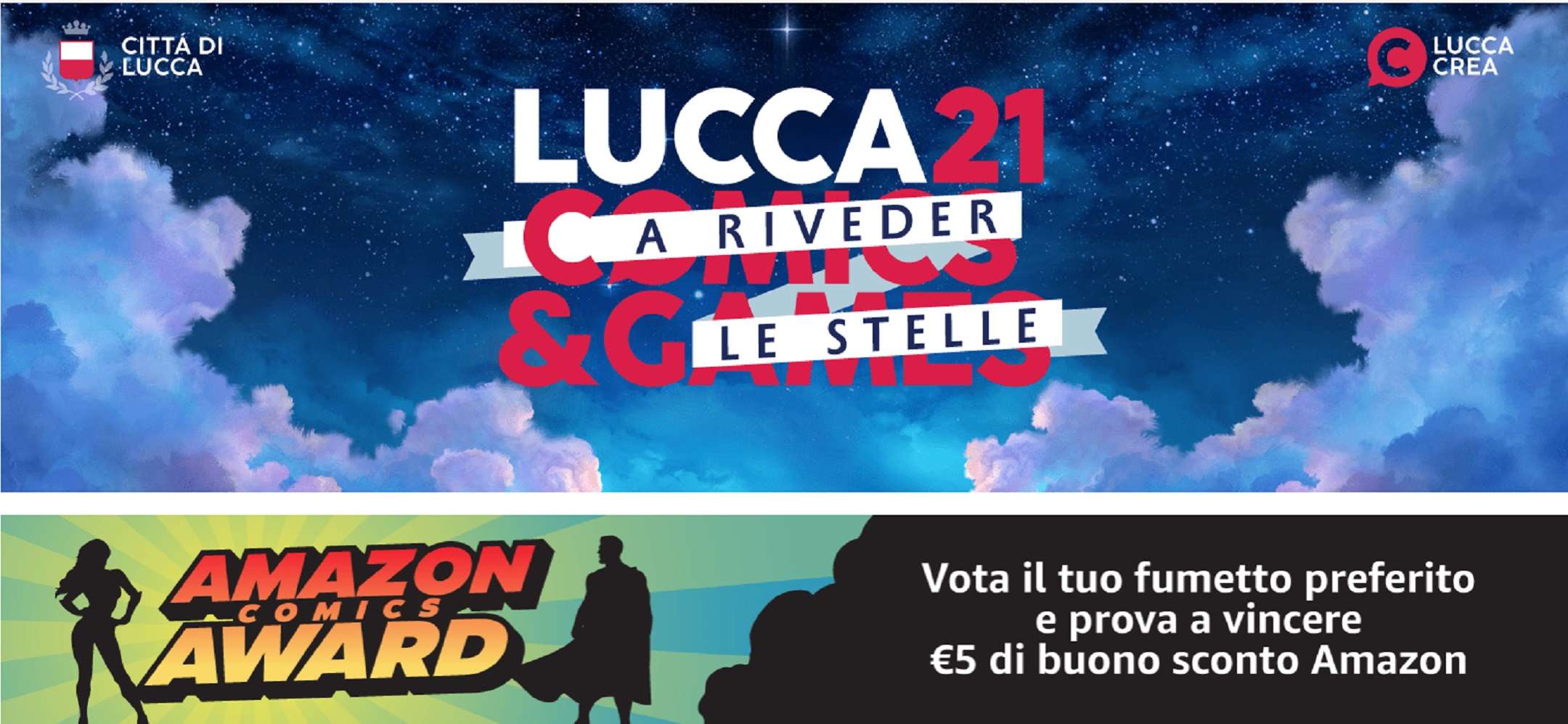 Lucca Comics and Games annuncia lo store Amazon e i Comics Award