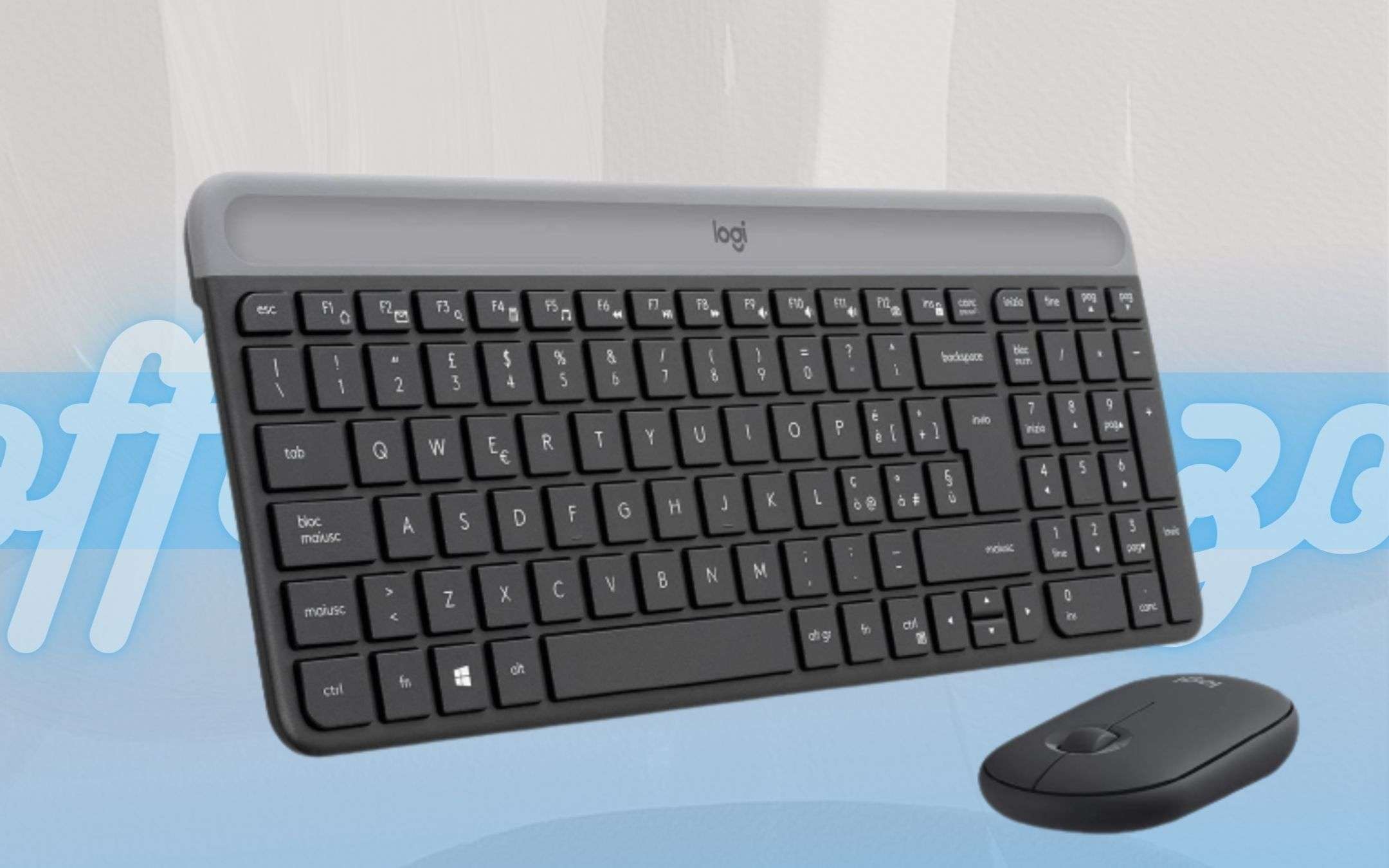 Logitech MK470: grande sconto sul set tastiera e mouse wireless