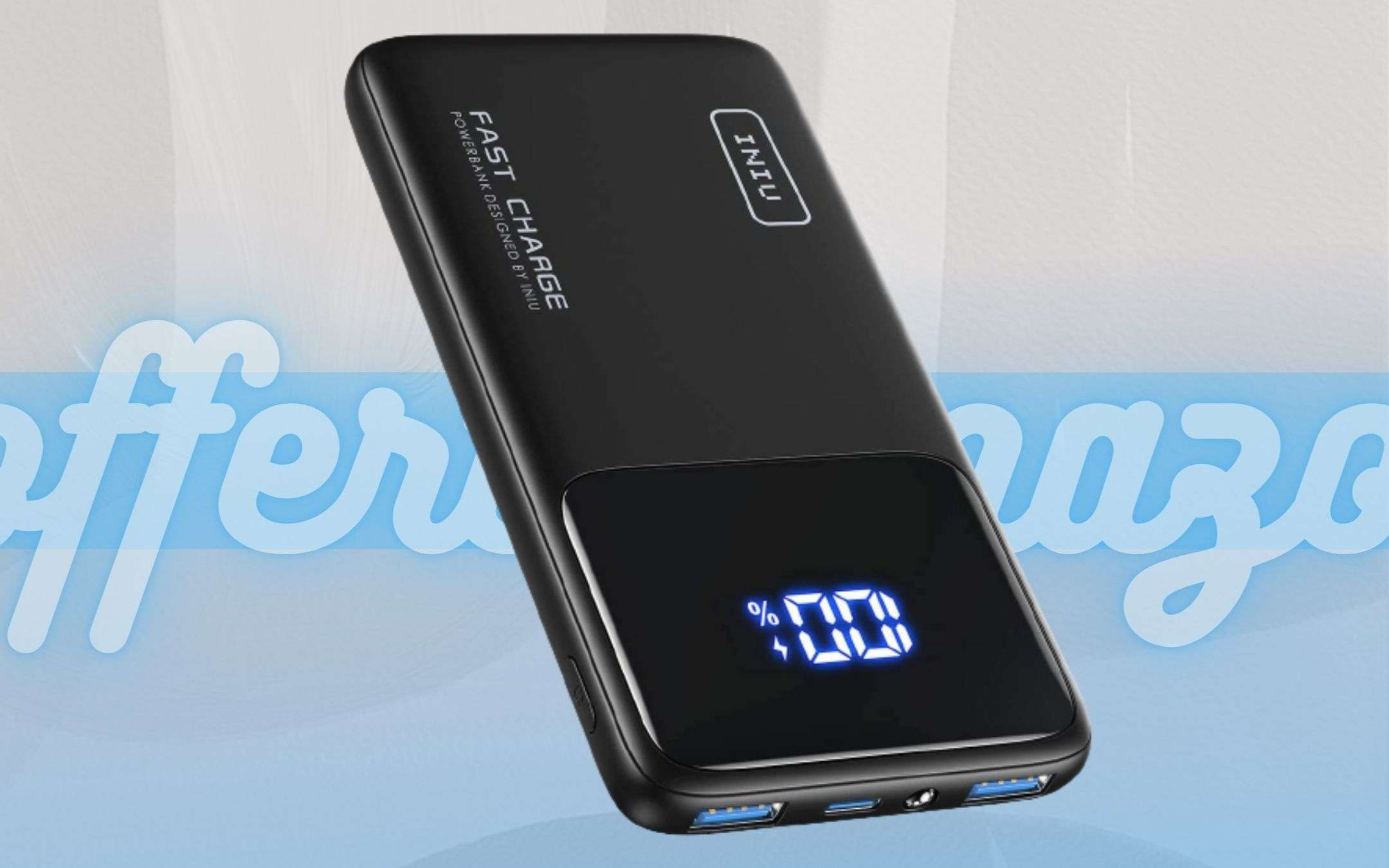 Power Bank con ricarica rapida: un affare imperdibile (-22%)