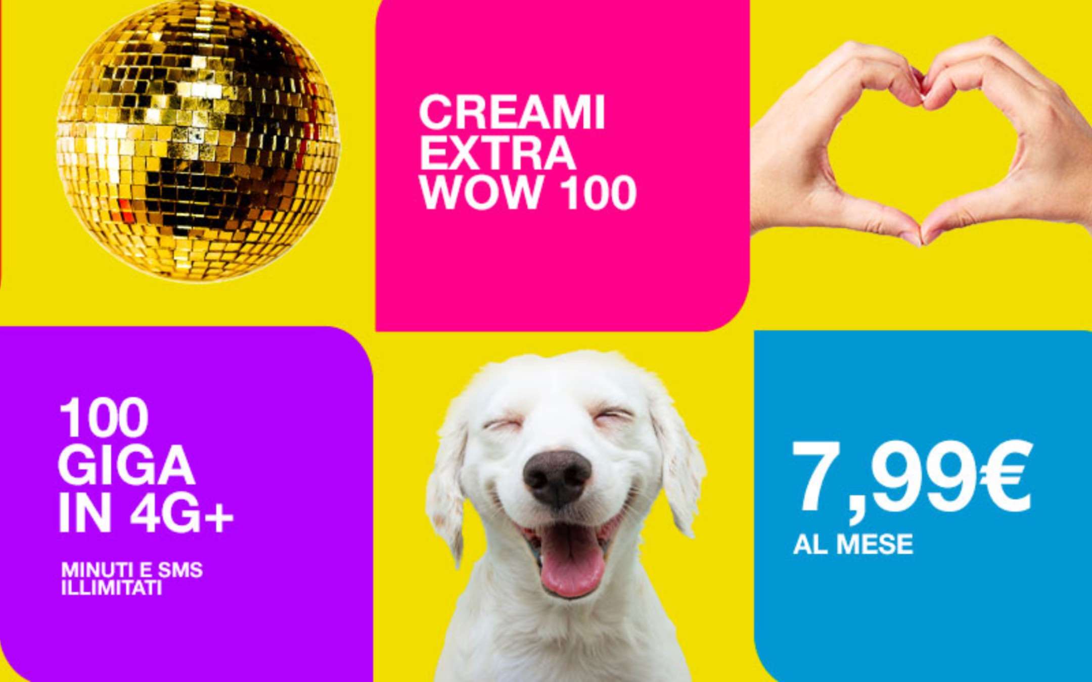 CreamiExtra WOW: Prorogata ancora la PROMO 100GB!