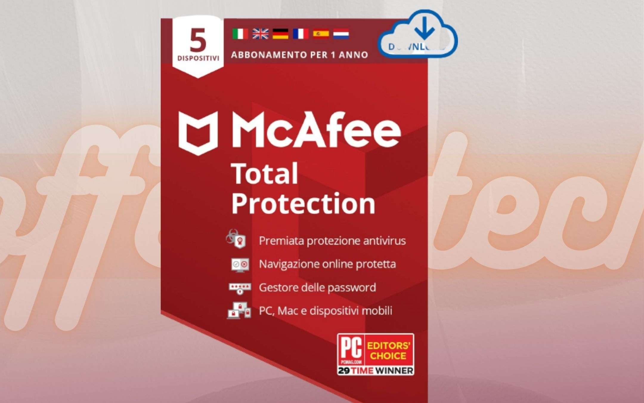 McAfee Total Protection 2021: l'antivirus di cui HAI BISOGNO a 18,99€