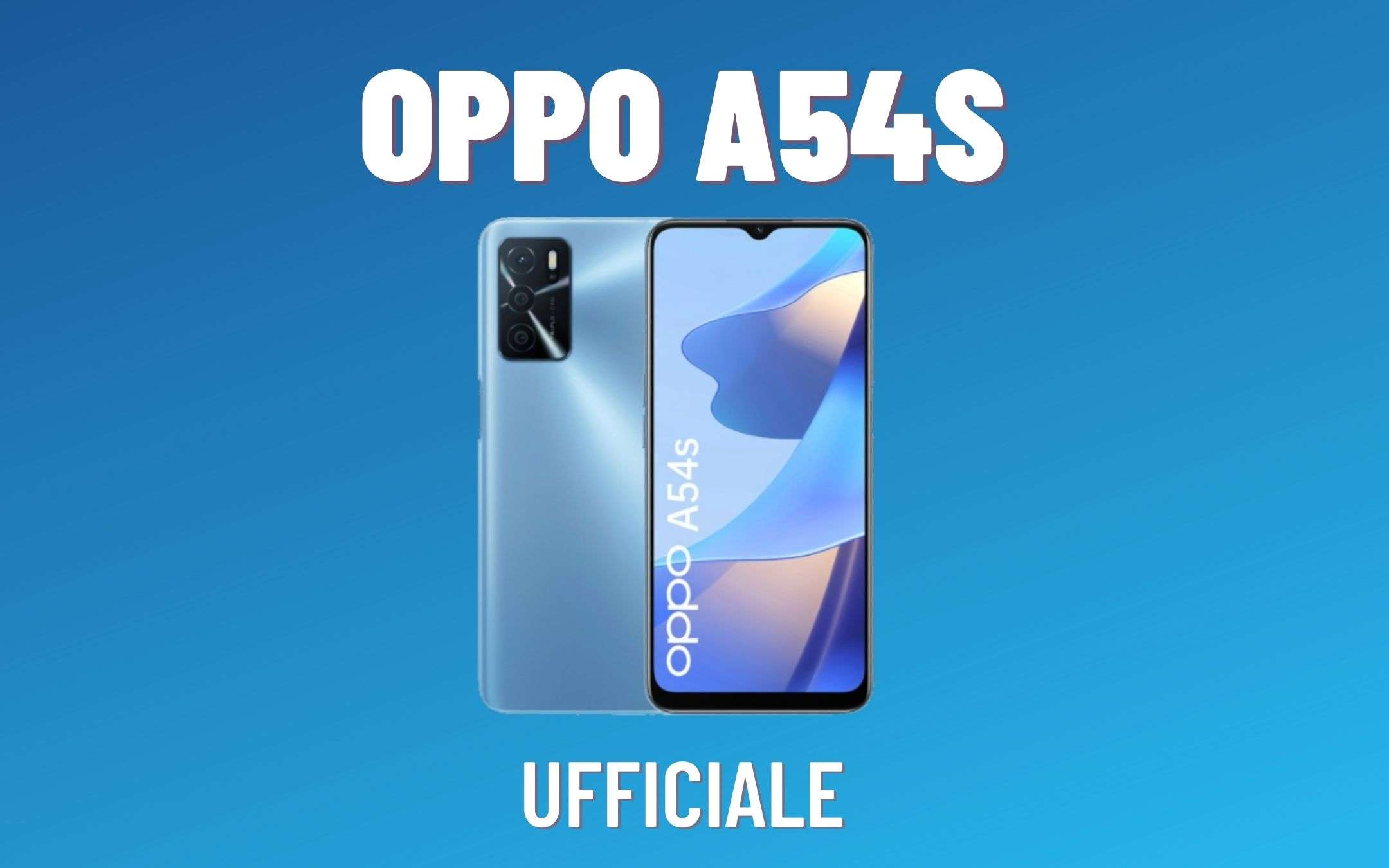 OPPO presenta il nuovo A54s, elegante ma potente