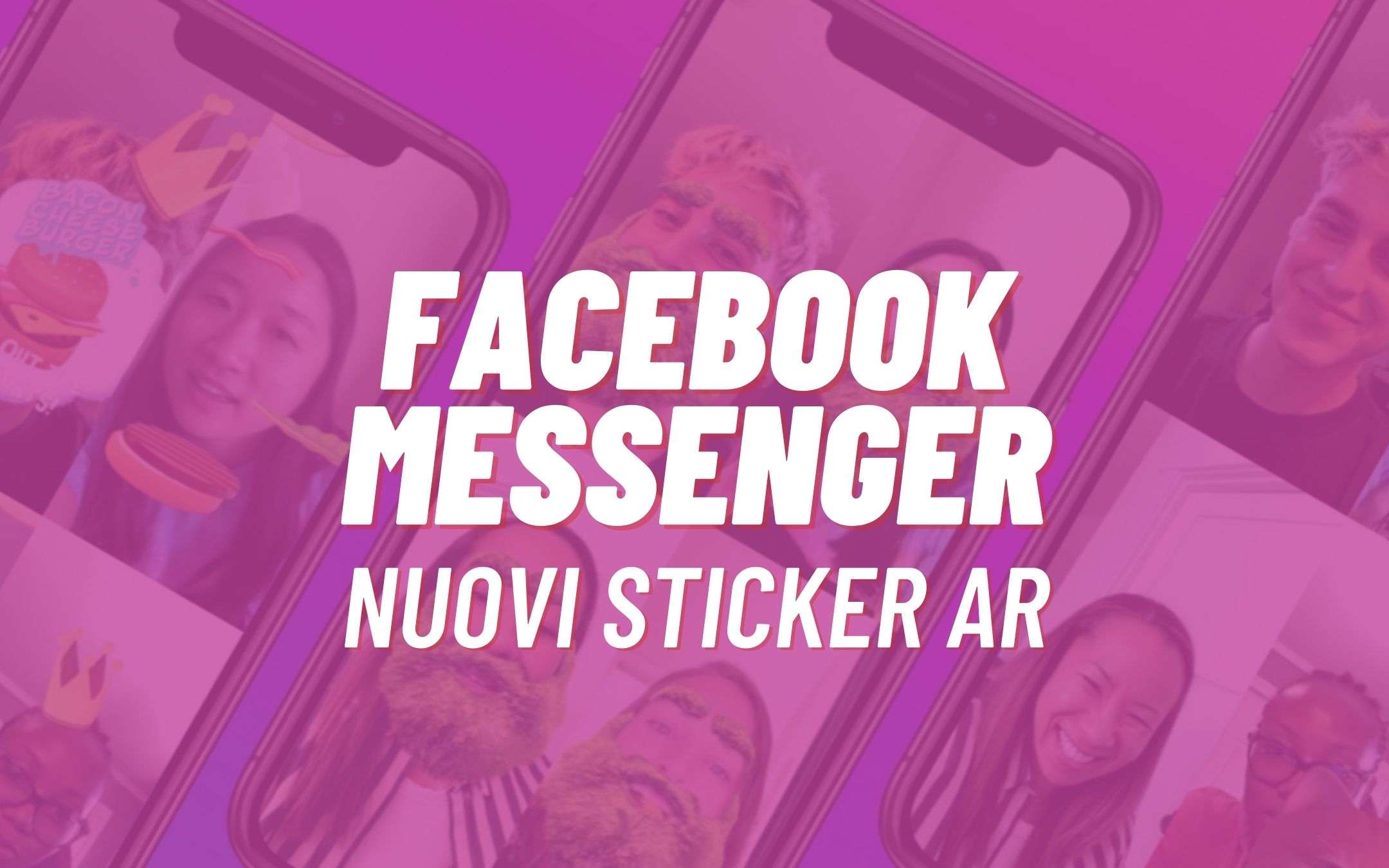 Facebook Messenger per iOS: nuovi sticker AR per le videocall