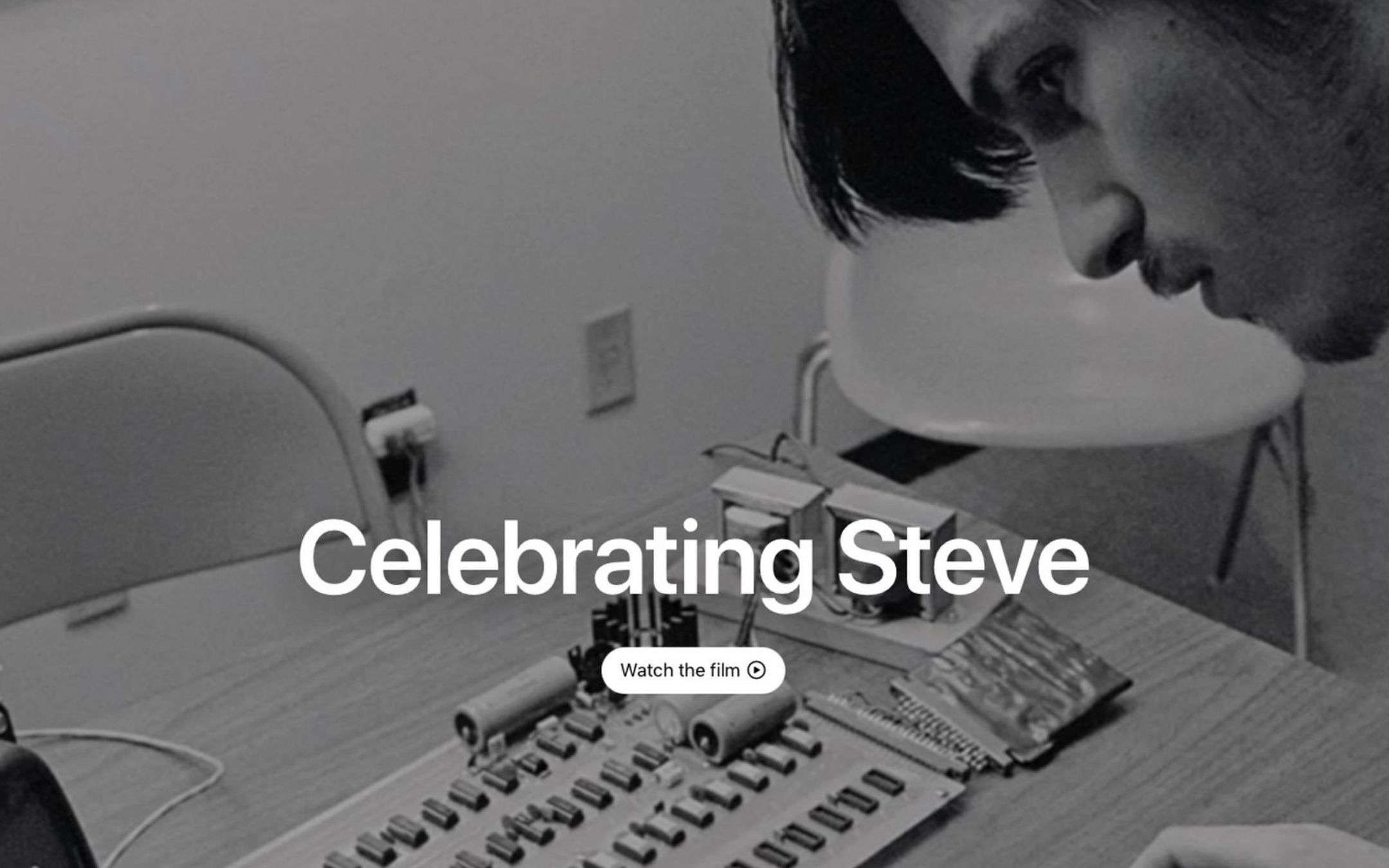 Apple ricorda Steve Jobs con una homepage speciale