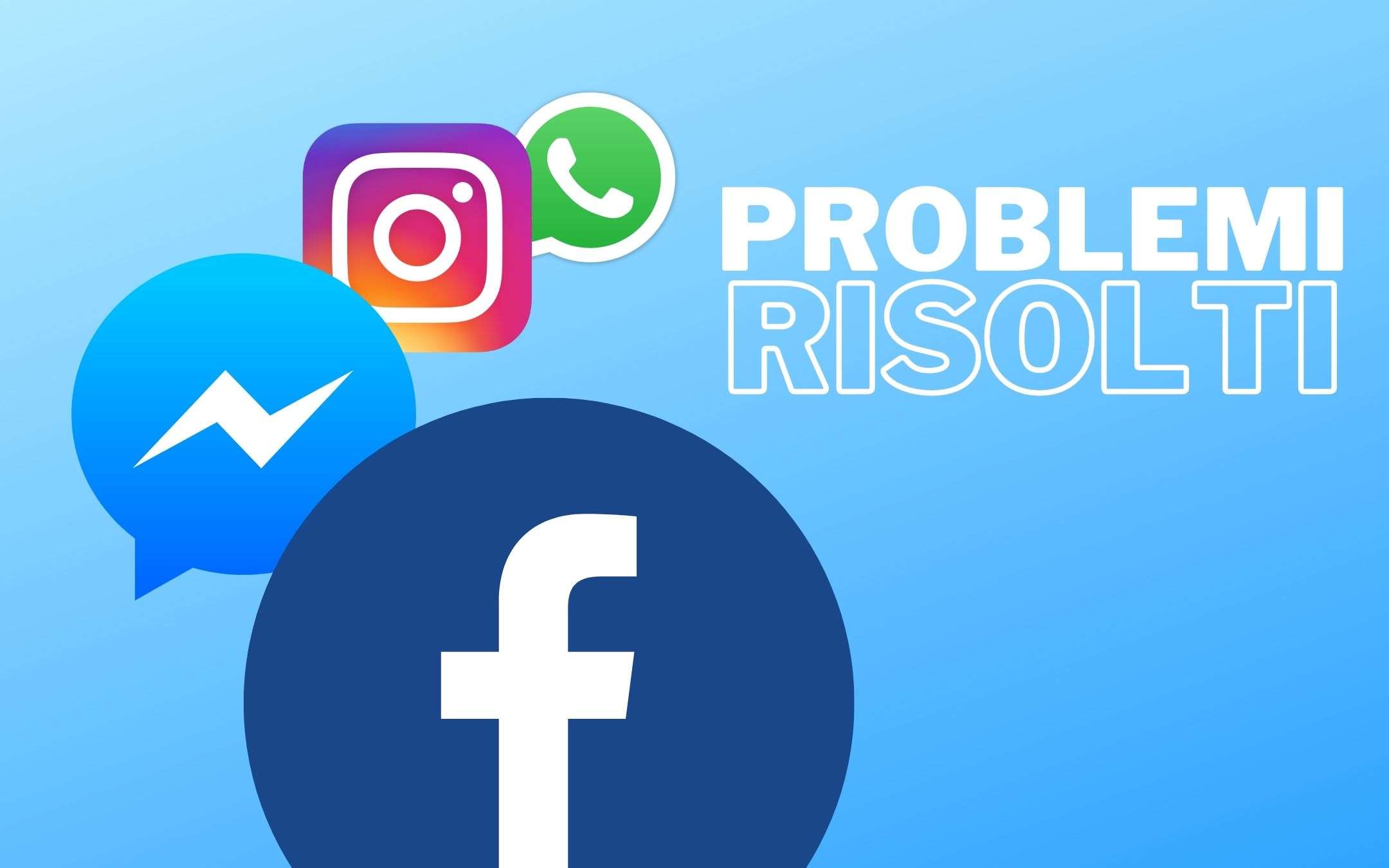 Facebook: problemi risolti, non ci saranno disservizi, per ora