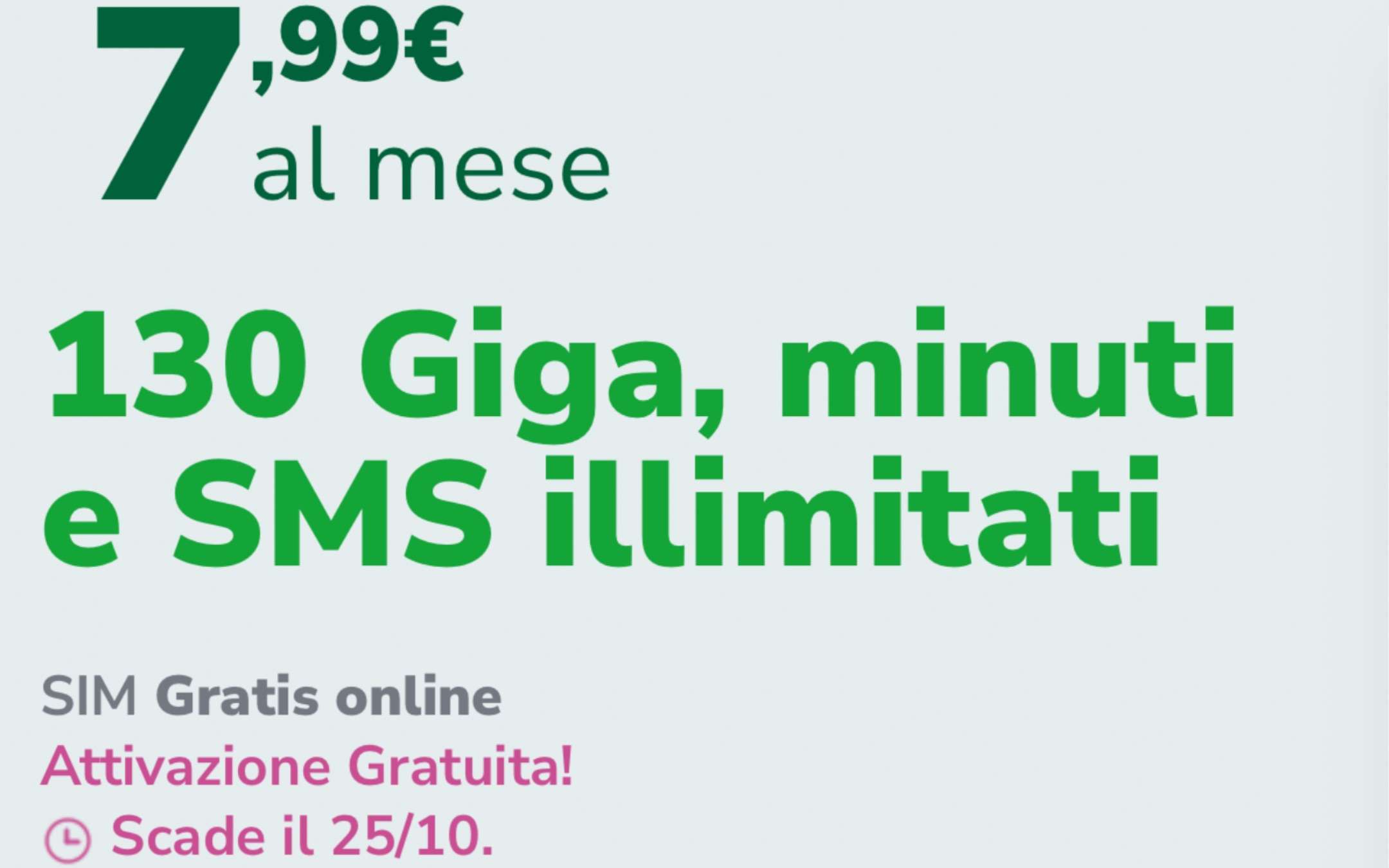 Very Special: nuova Promo con 130GB a 7,99€