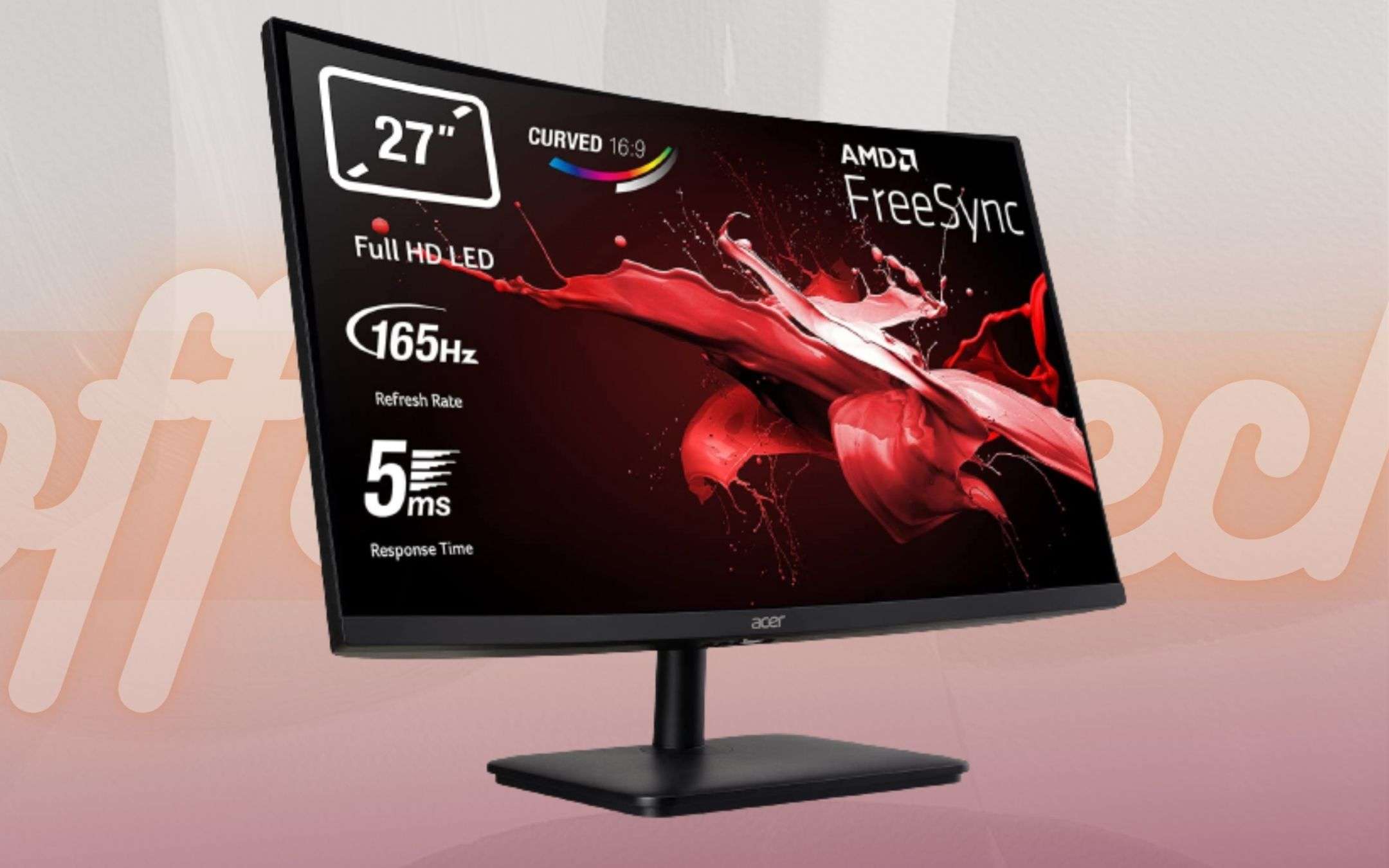 Monitor 27 pollici per il gaming: con questo Acer non si scherza