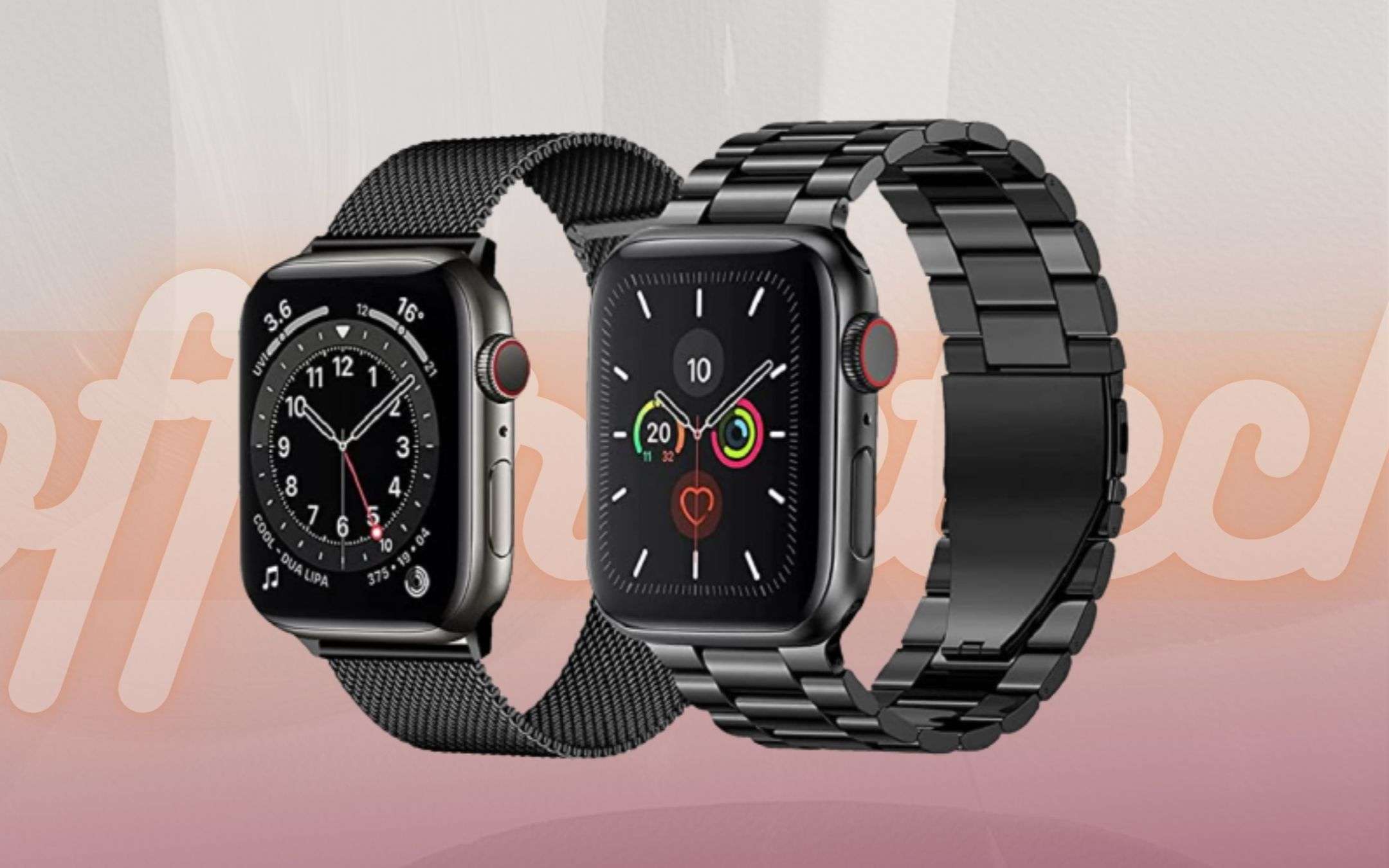 Rendi il tuo Apple Watch unico con questi due cinturini FAVOLOSI