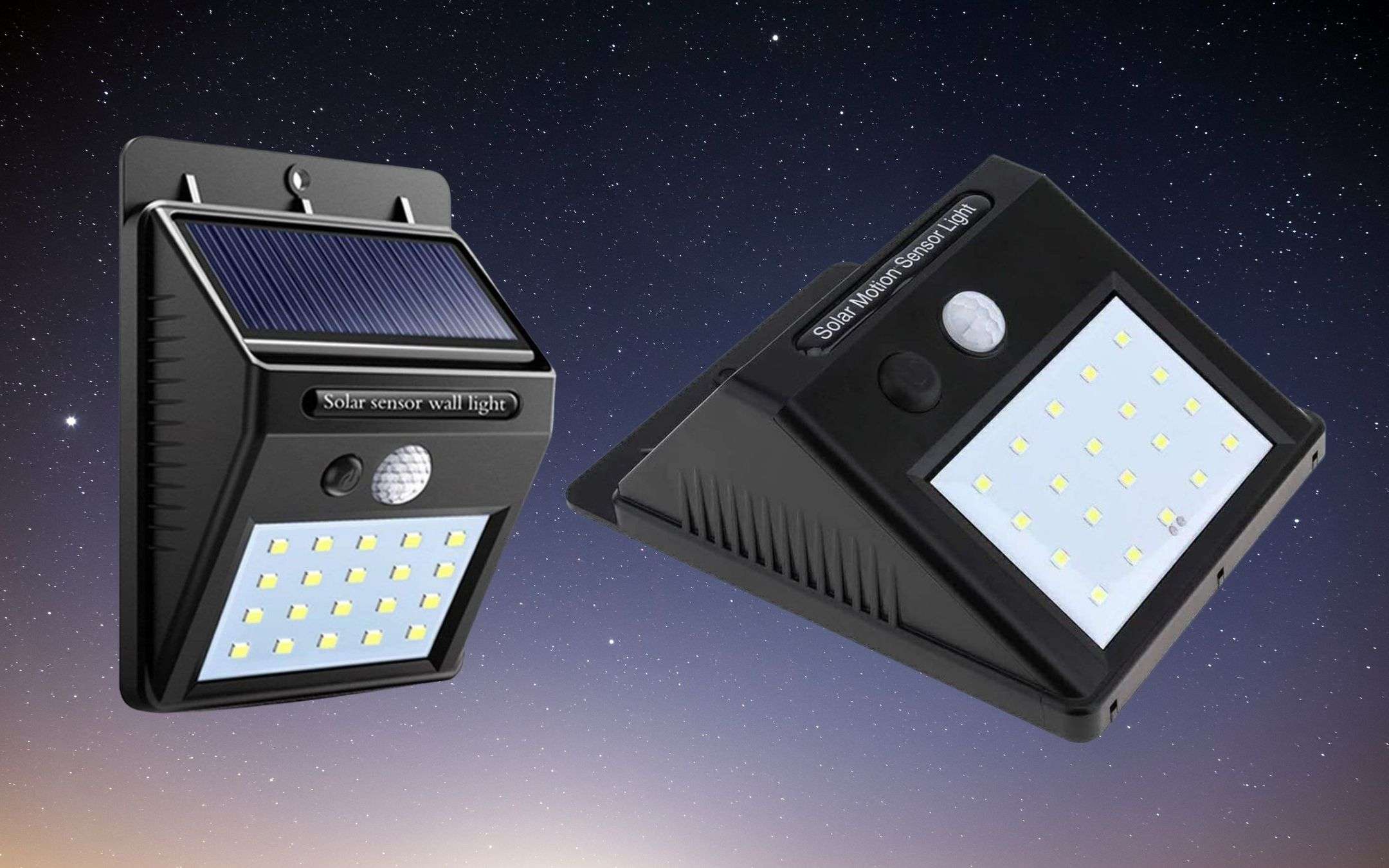 Faretto LED solare a 2,99€: la BOMBA che illumina la notte