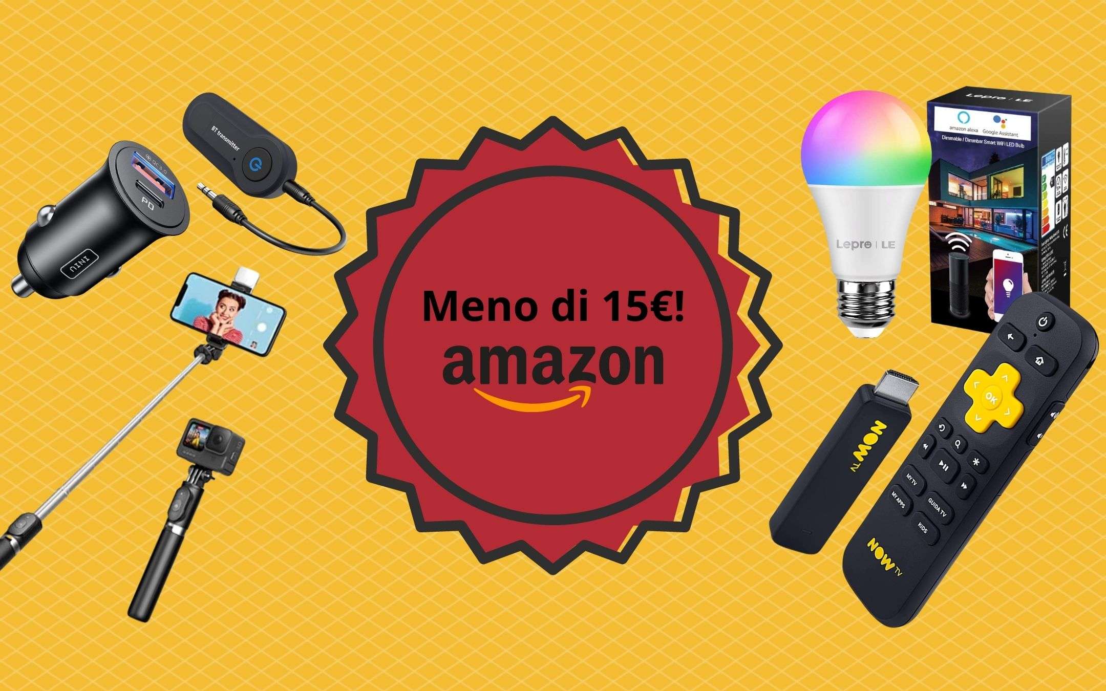 Black Friday 2021 anticipo Amazon: TOP OFFERTE a meno di 15€