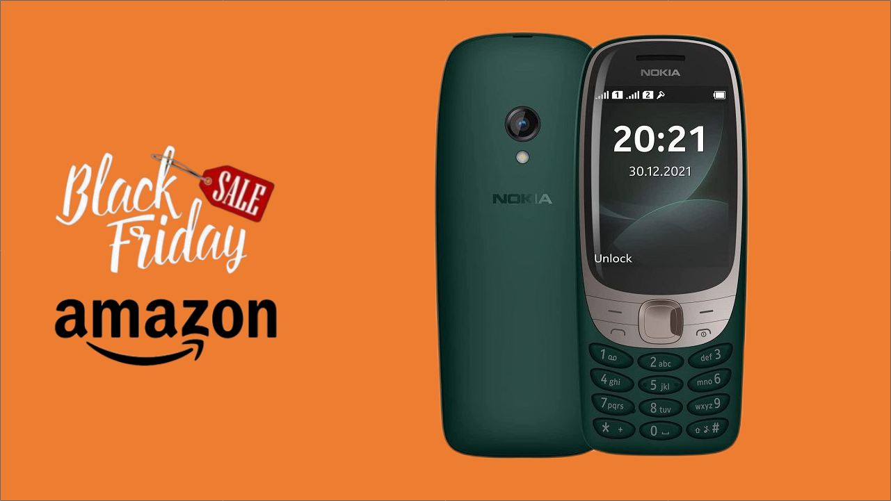 Black Friday 2021, l'iconico Nokia 6310 a PREZZO IMBATTIBILE (-12€)!