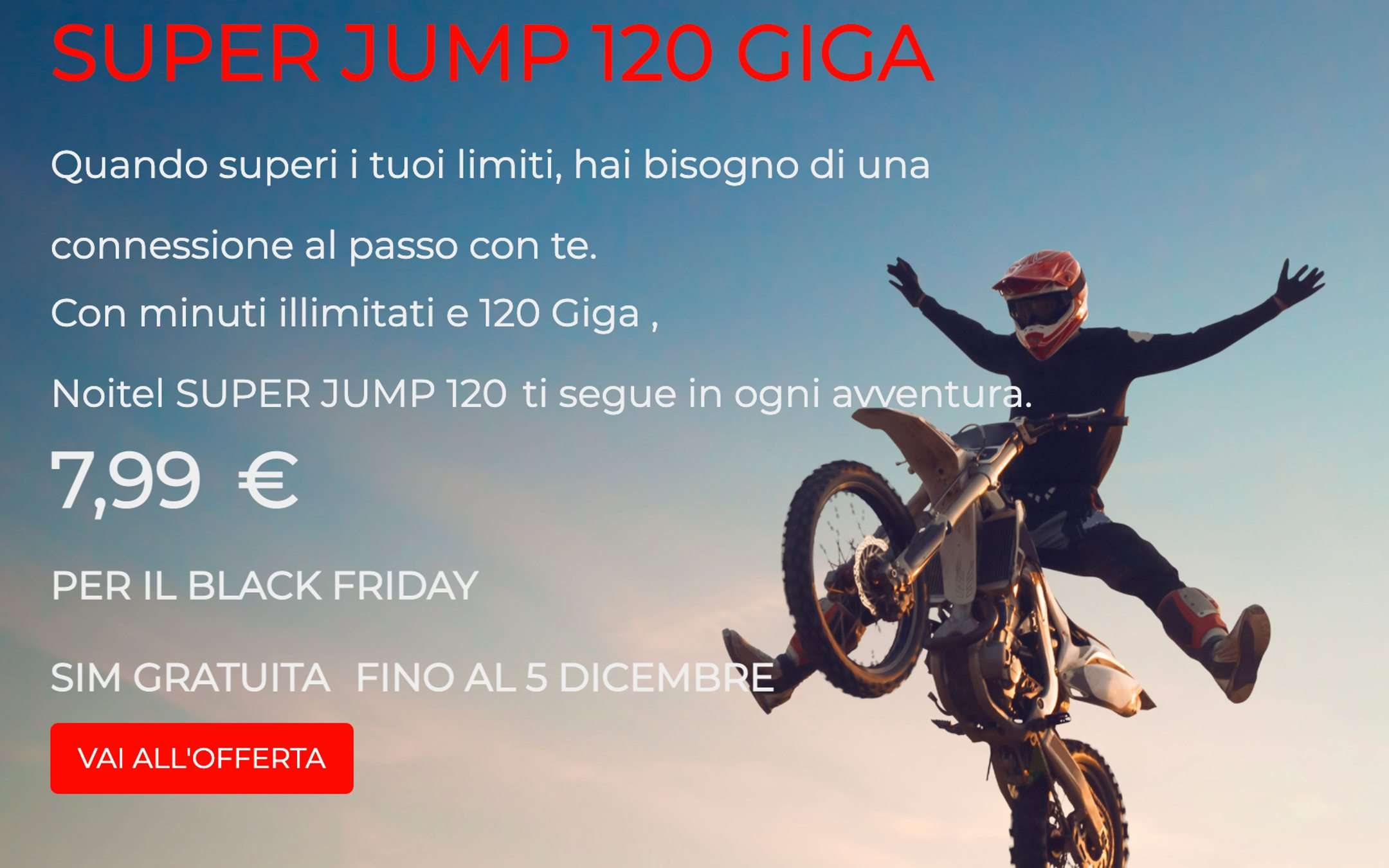 NoiTel Black Friday SuperJump: SIM GRATIS, pare