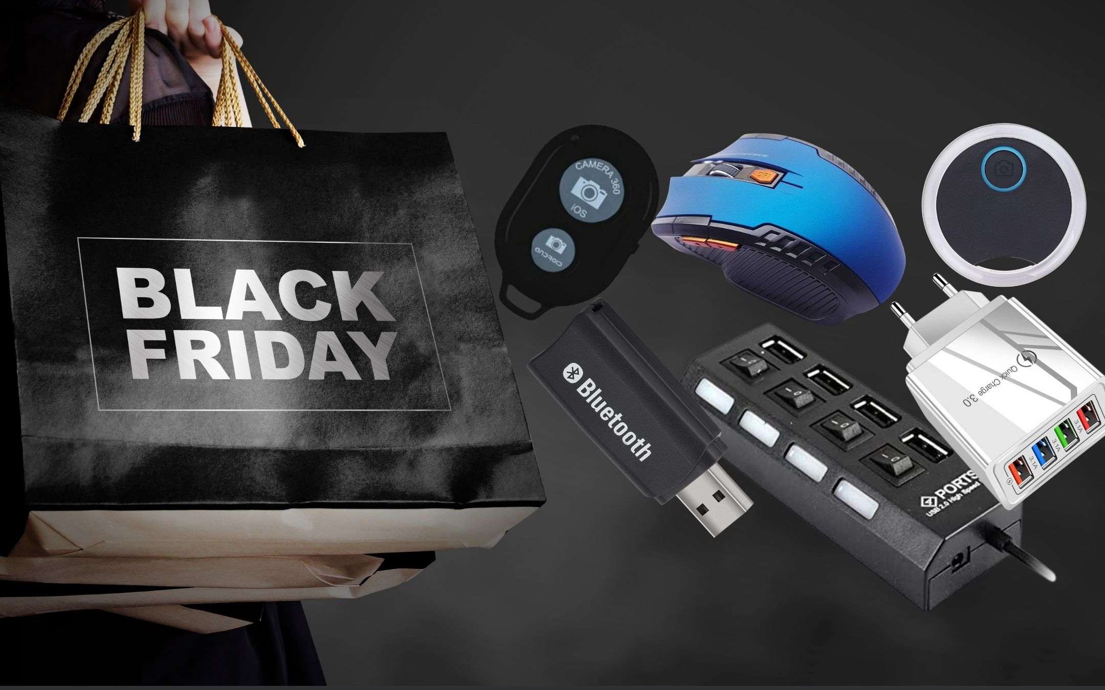 Black Friday 2021: BANCARELLA TECH Amazon, tutto meno di 5€