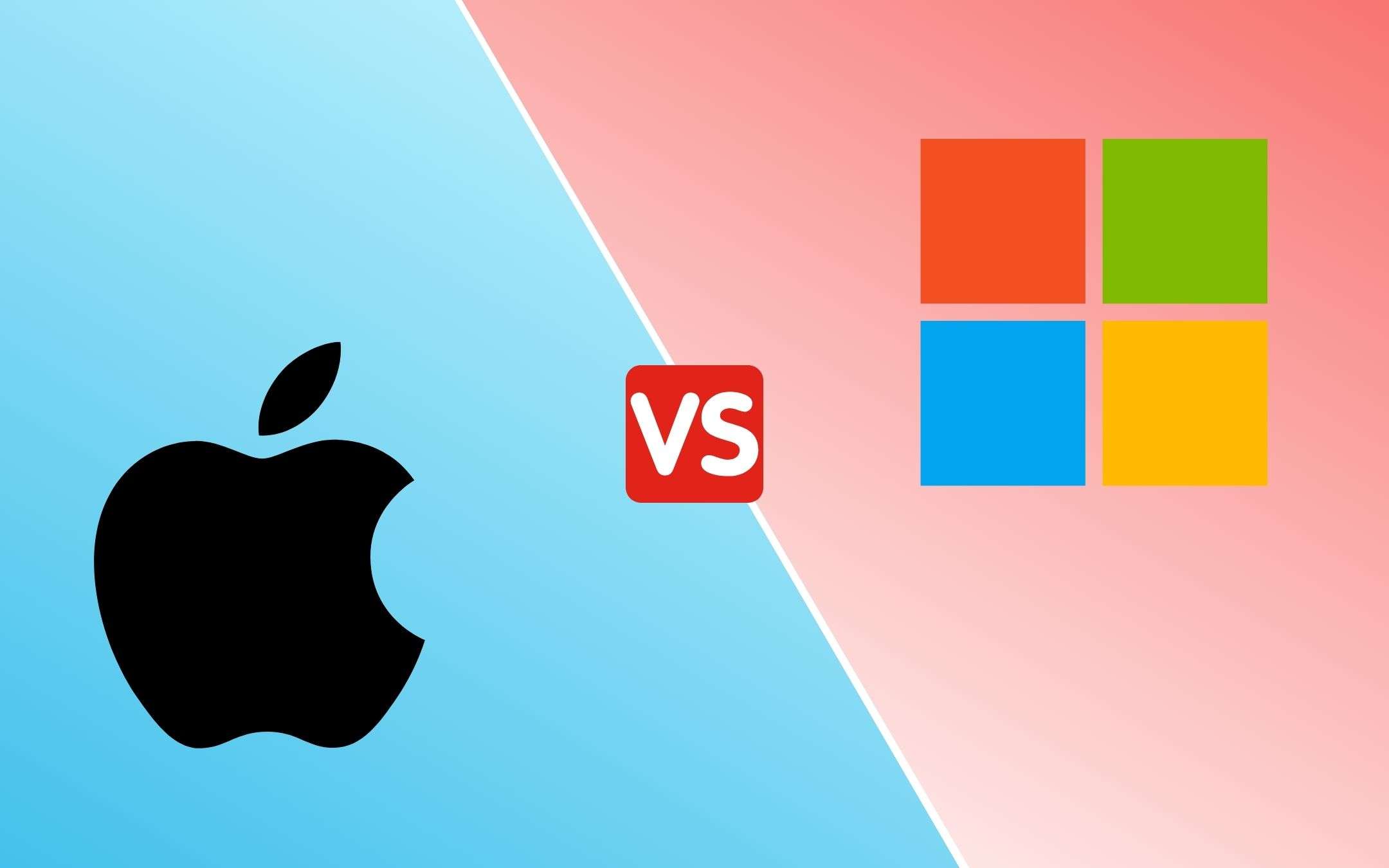 Microsoft supera Apple: la svolta che non ci aspettavamo