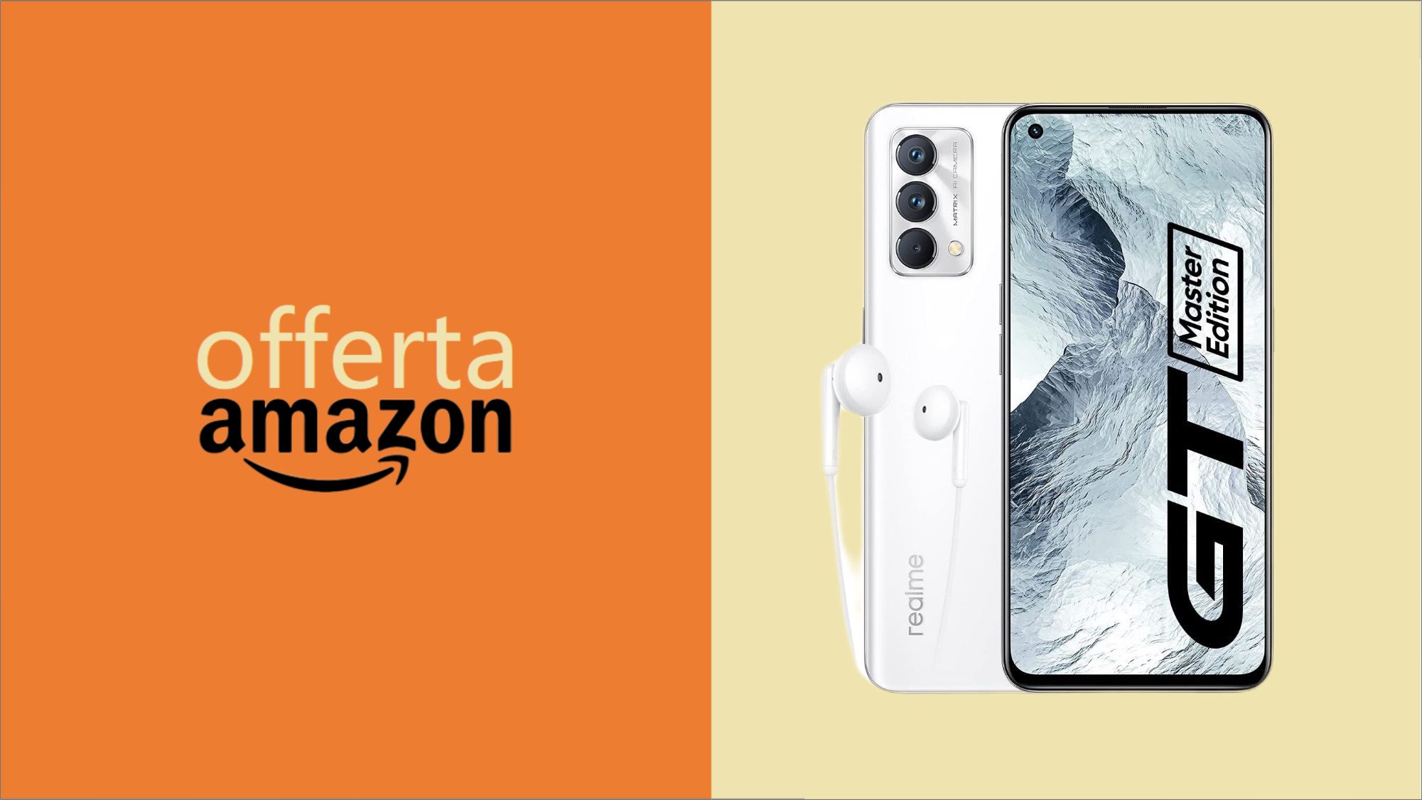 Realme GT Master Edition in SUPER SCONTO su Amazon (-95 euro)