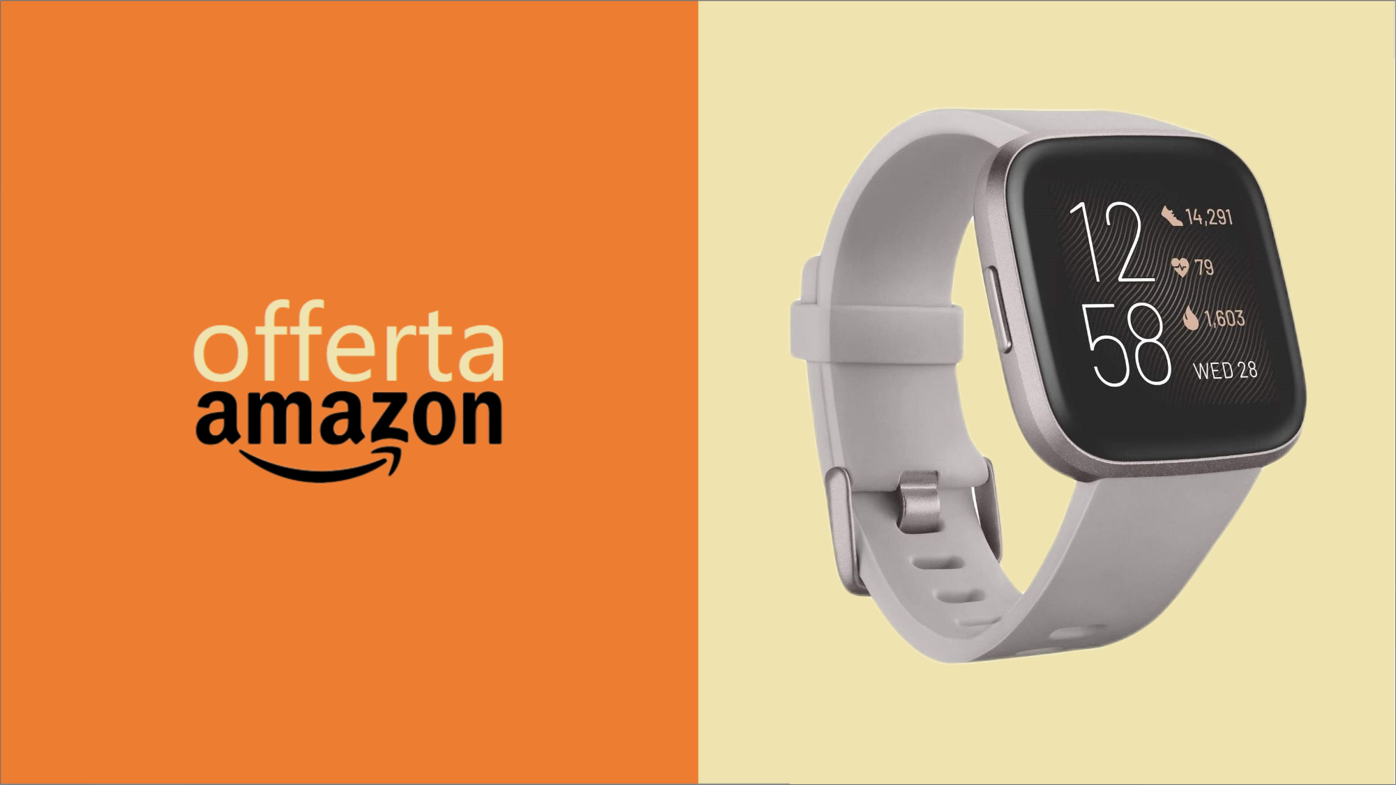 Fitbit Versa 2 torna su Amazon ad un PREZZO IMBATTIBILE (-45%)