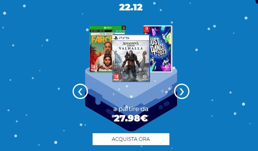 GameStop Calendario Avvento 22 dicembre 2021