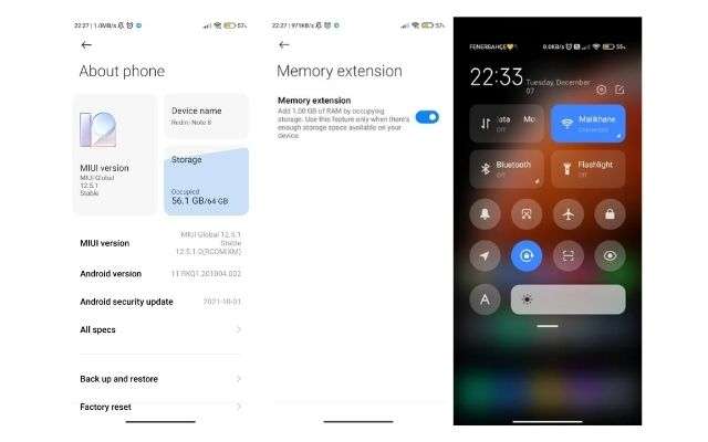 MIUI 12.5 Redmi Note 8 2021