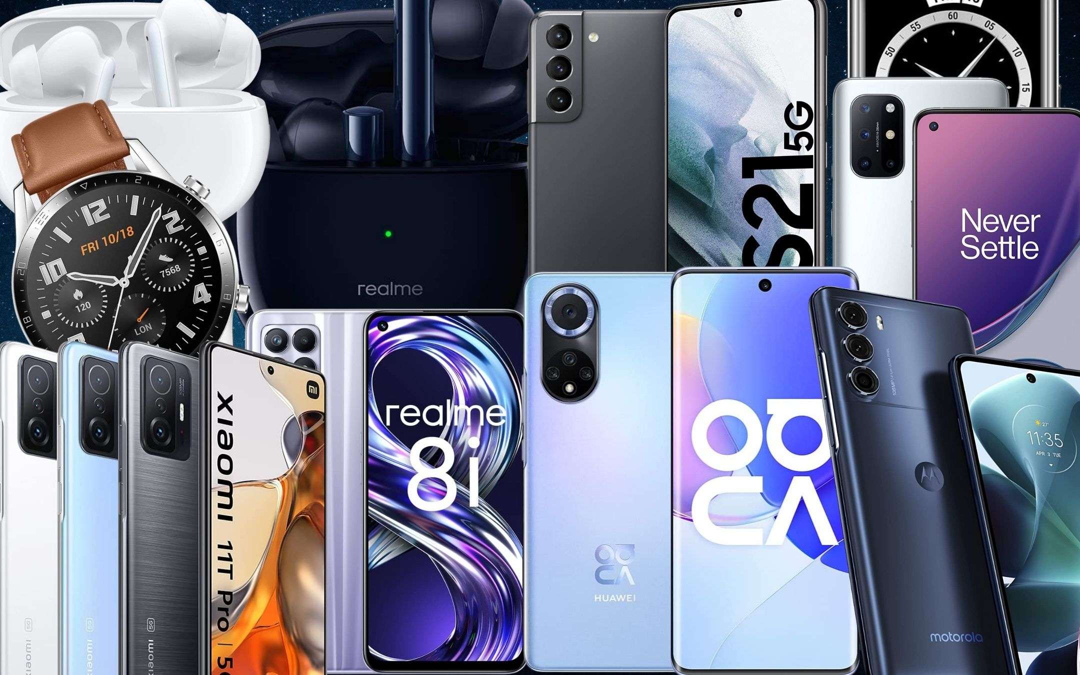 Xiaomi, Samsung, OPPO, Huawei, OnePlus: sconti Amazon WOW fino al 53%