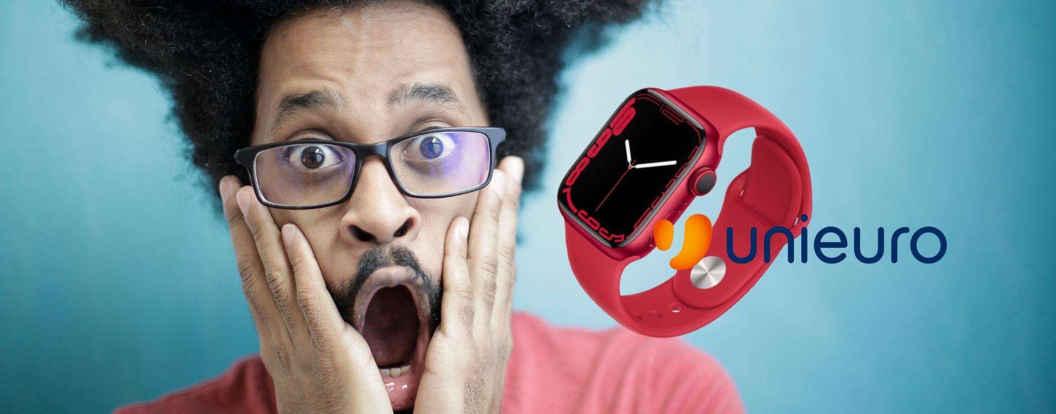 Apple Watch Series 7: super sconto di oltre 30 euro con il codice Unieuro