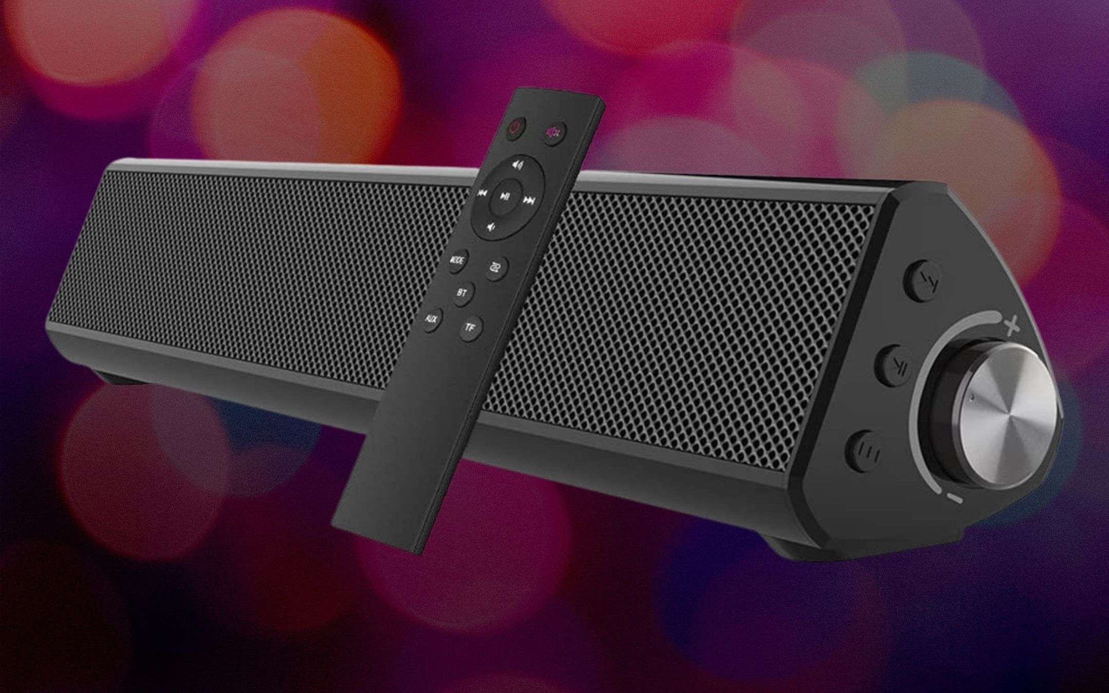 Soundbar 4 in 1 a 34€ su Amazon: BOMBA con consegna il 24 dicembre