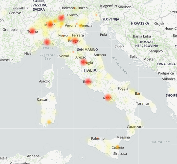 vodafone down 21 dicembre 2021