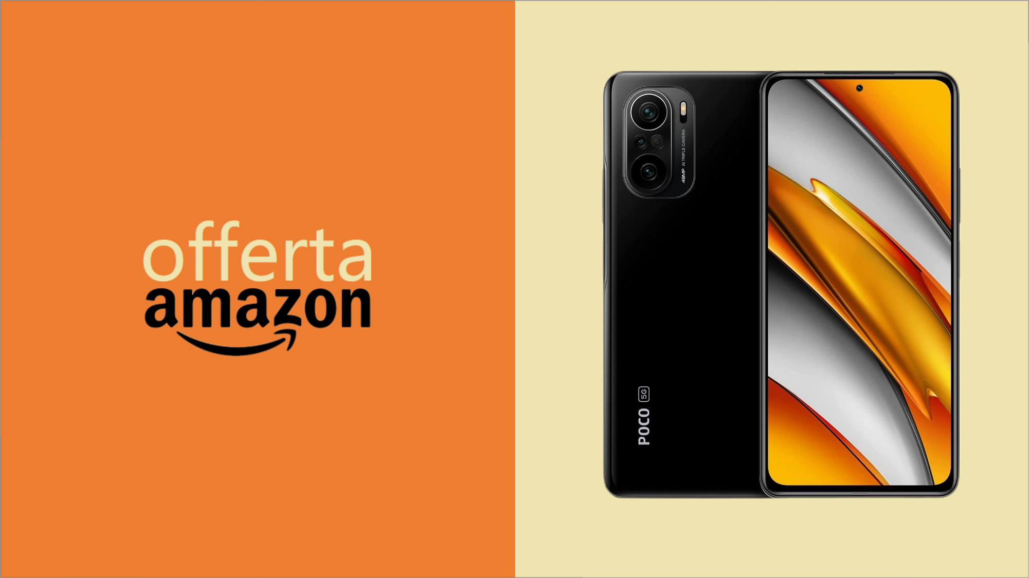 Xiaomi Poco F3, tanta potenza in SUPER SCONTO su Amazon (-34%)