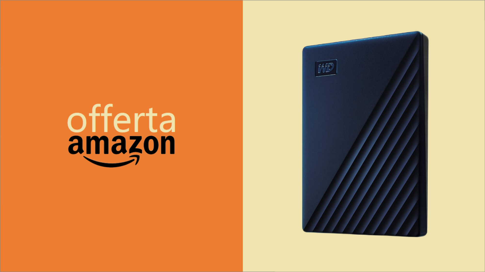 Hard disk esterno Western Digital da 2TB: PREZZO IMBATTIBILE (-29€)