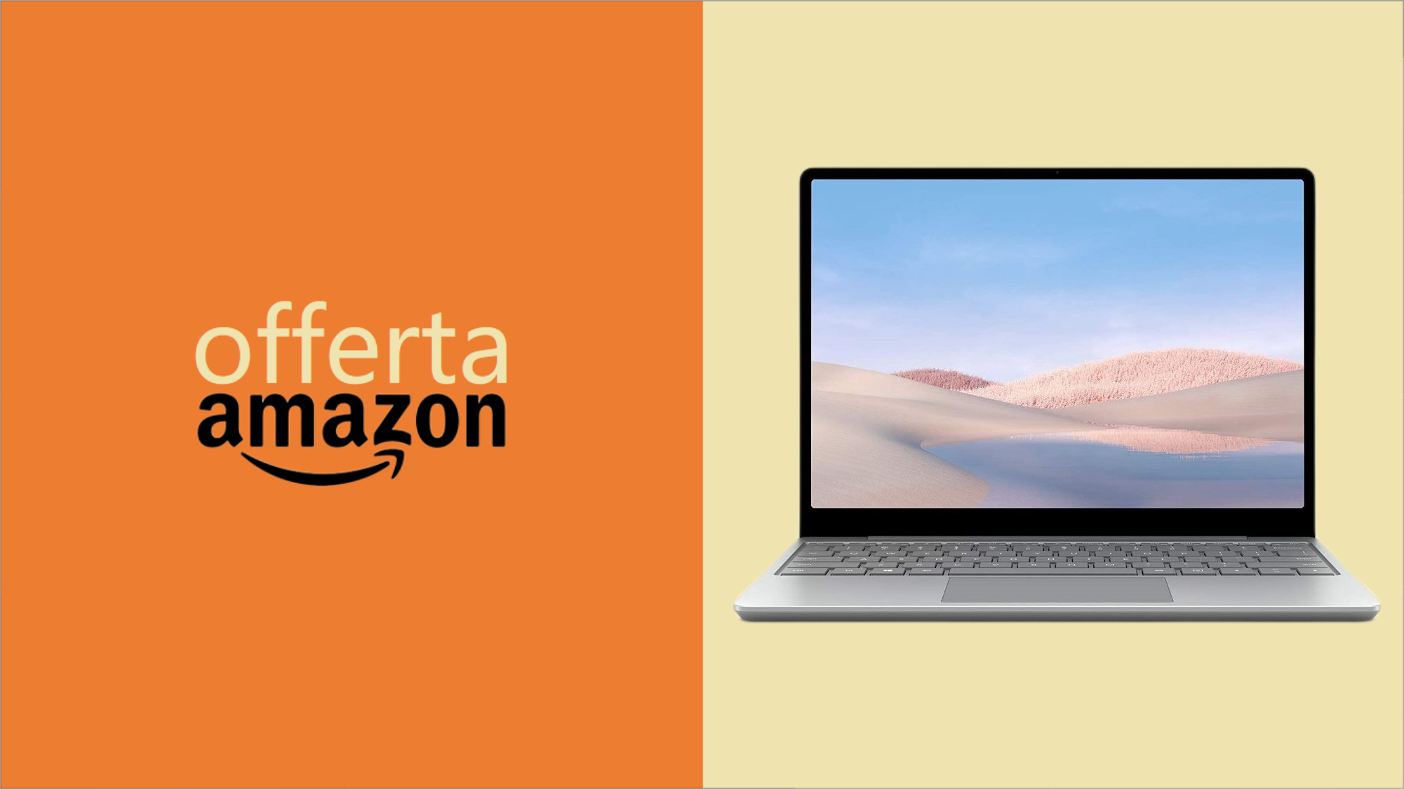 Microsoft Surface Laptop Go: MEGA OFFERTA su Amazon (-220 euro)!