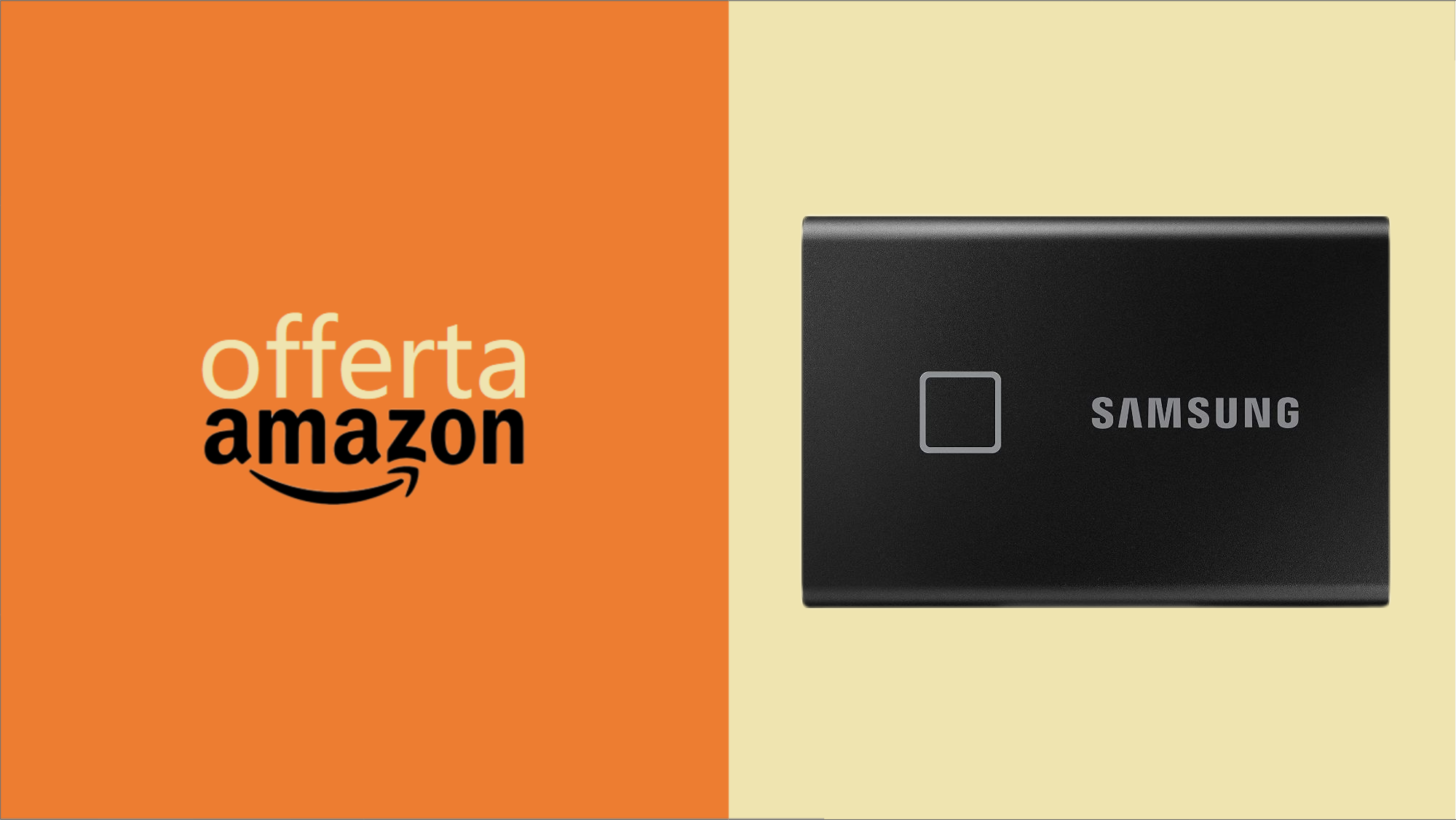 SSD esterno Samsung da 1TB: OTTIMO SCONTO su Amazon (-30 euro)