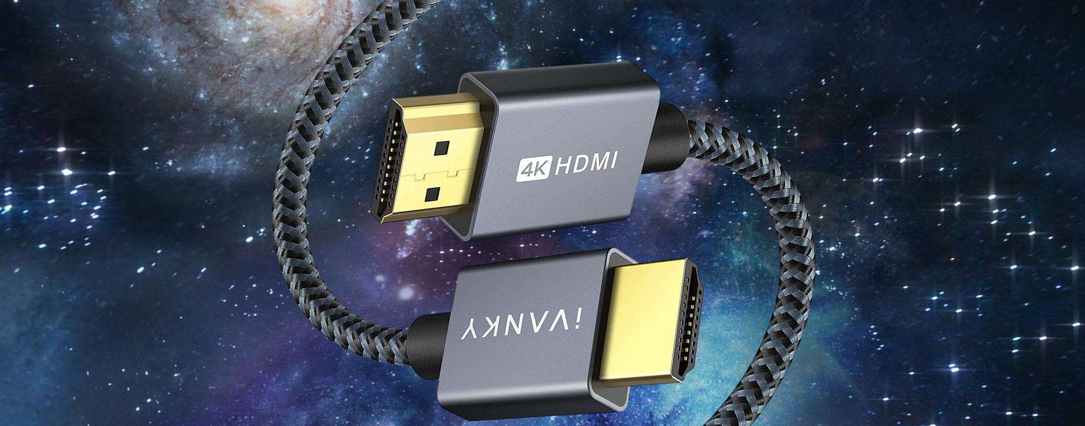 Cavo HDMI da 2 metri con supporto 4K ASSURDO a pochi euro