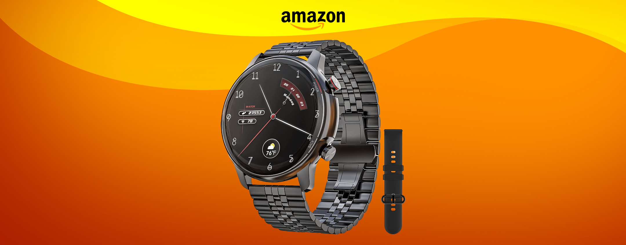 Smartwatch ultra LUSSO a 49€: design, prestazioni e 2 cinturini